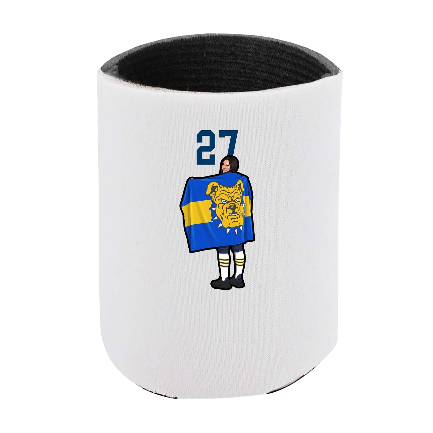 Can Holder — Number Top in White