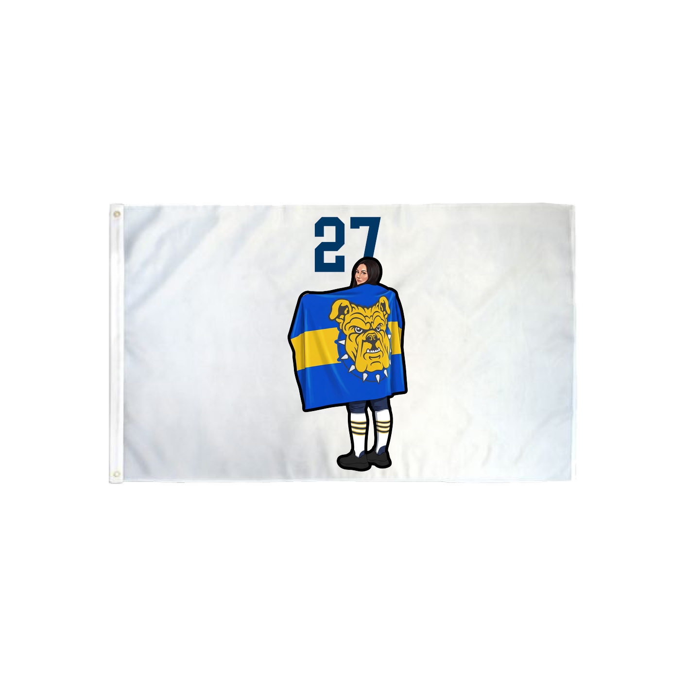 3x5 Flag — Number Top in Classic