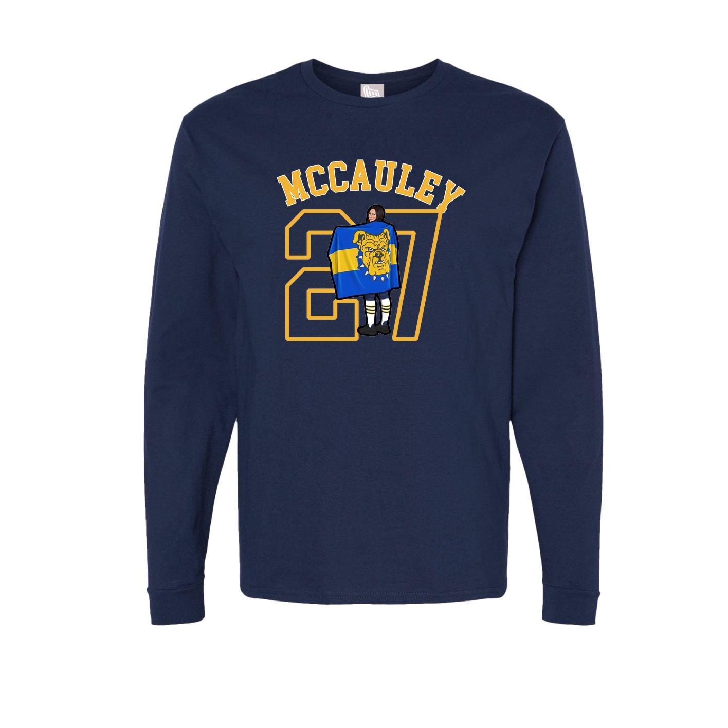 Long Sleeve Tee — Shirsey Arch in Navy