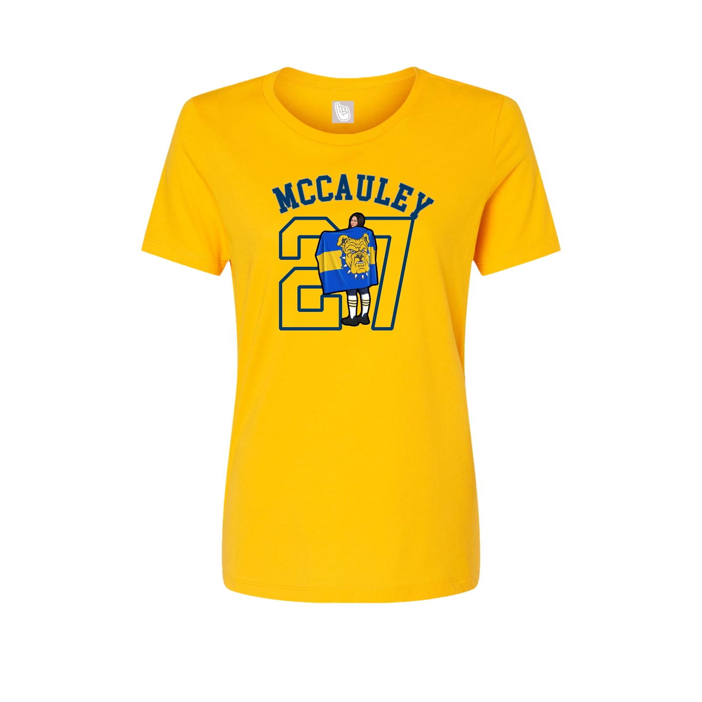 Womens Tee — Shirsey Arch in Gold