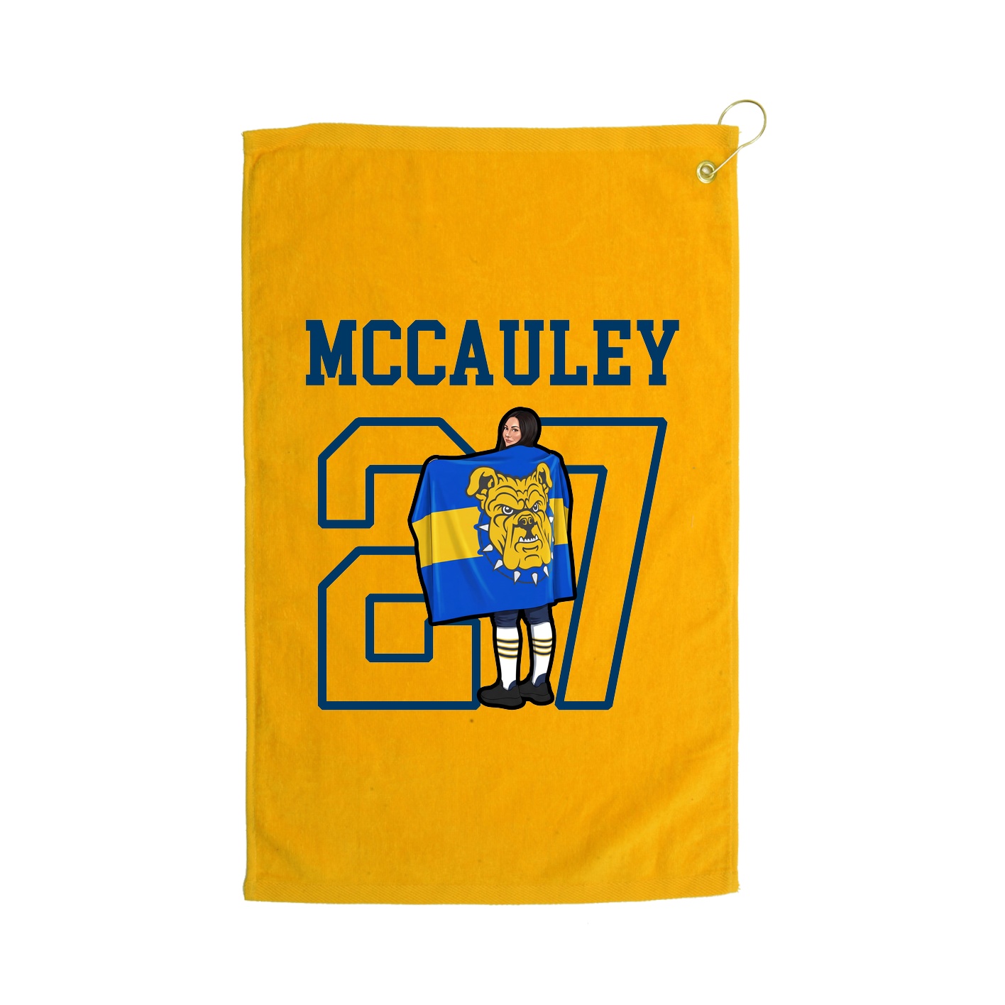 Golf Towel — Shirsey in Gold