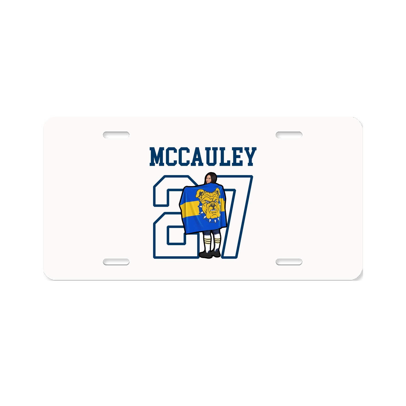 License Plate — Shirsey in Classic