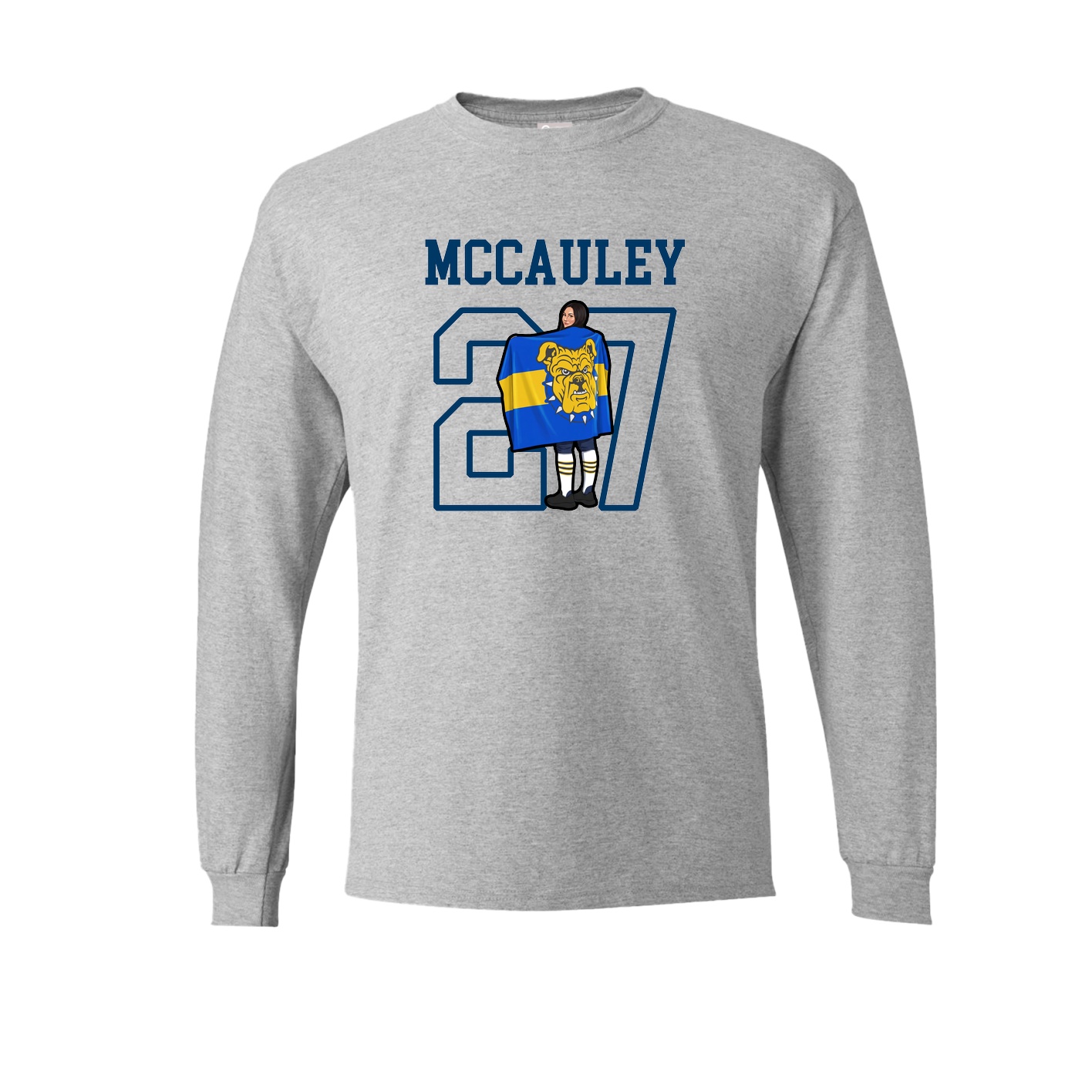 Long Sleeve Tee — Shirsey in Grey