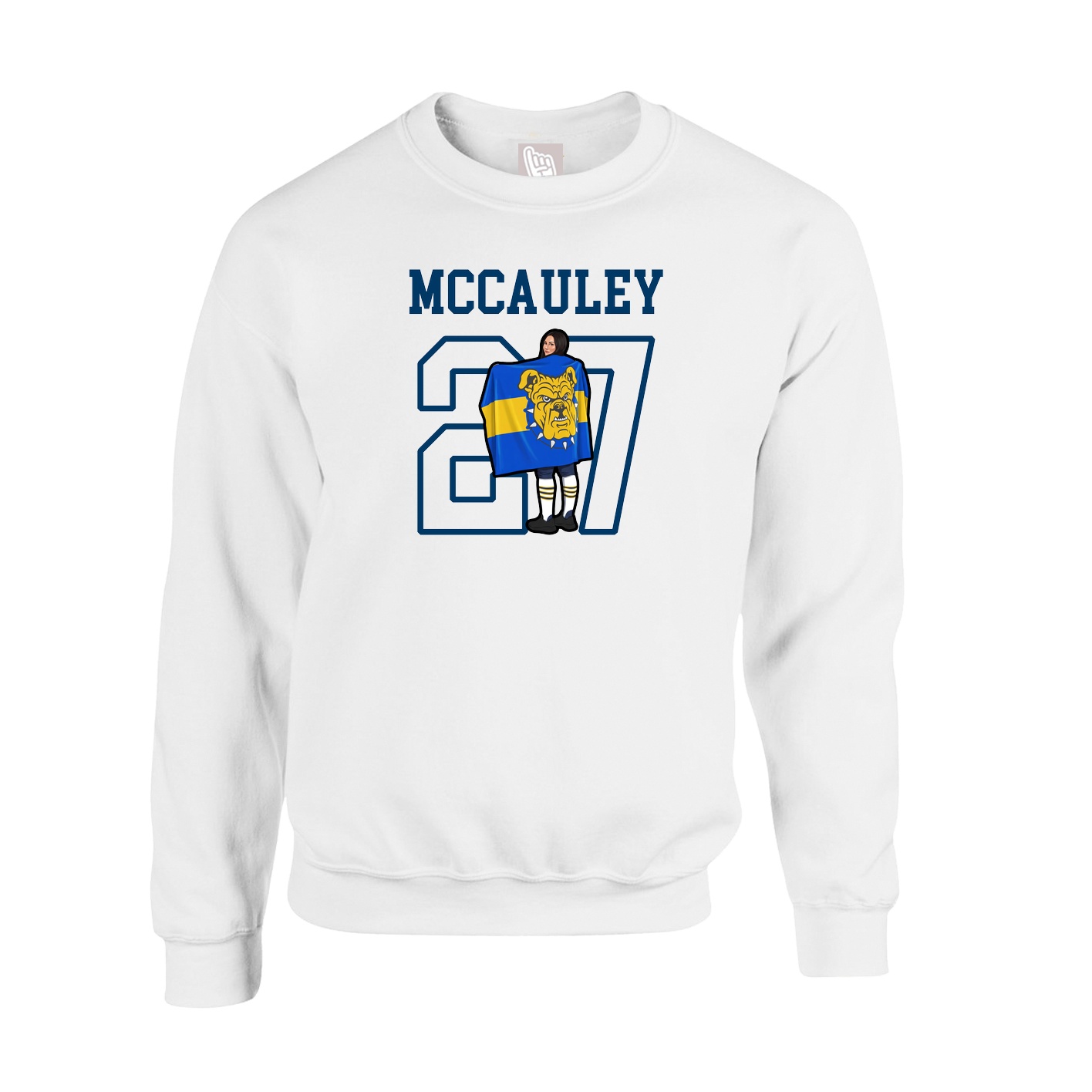Fleece Crew — Shirsey in White