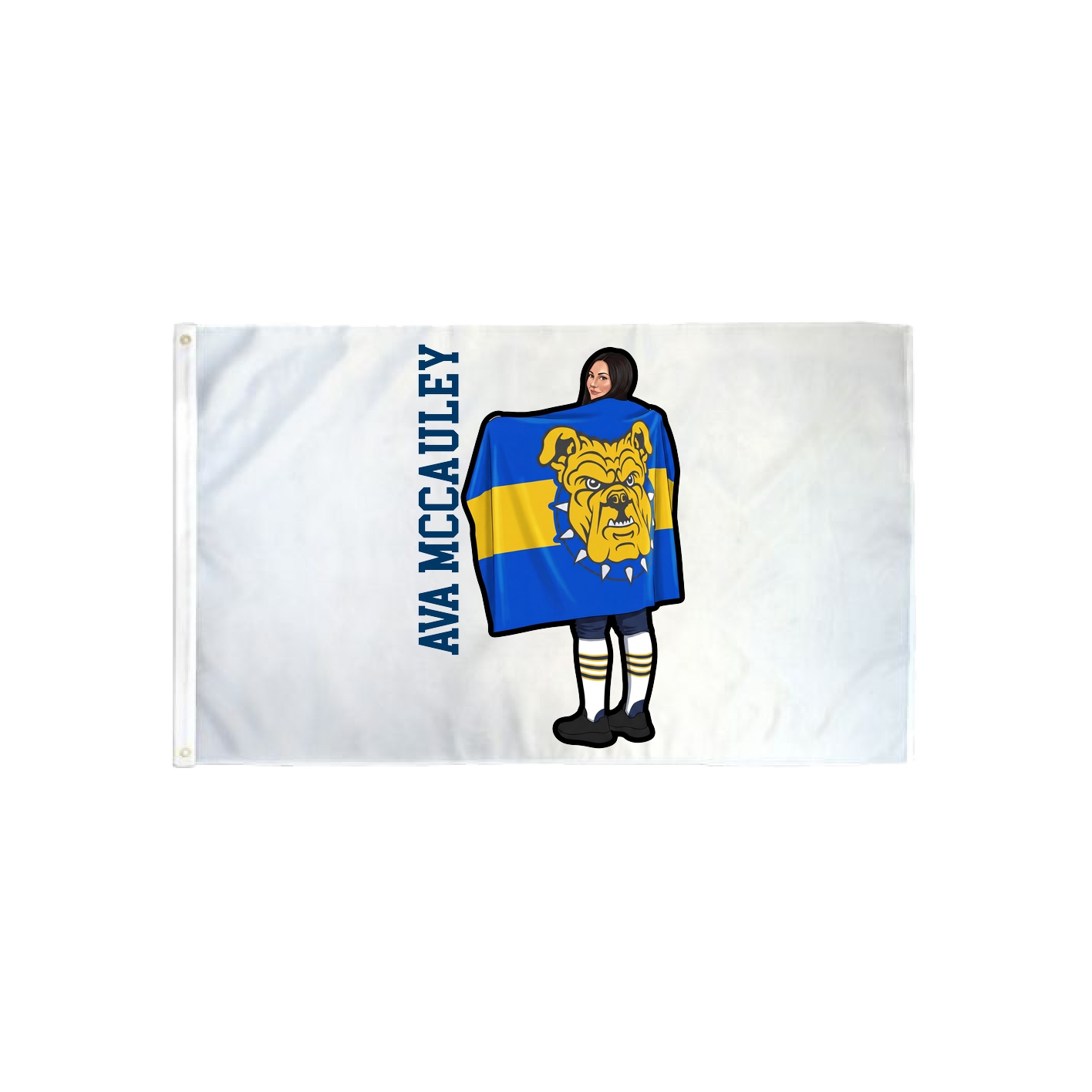 3x5 Flag — Name Vertical in Classic