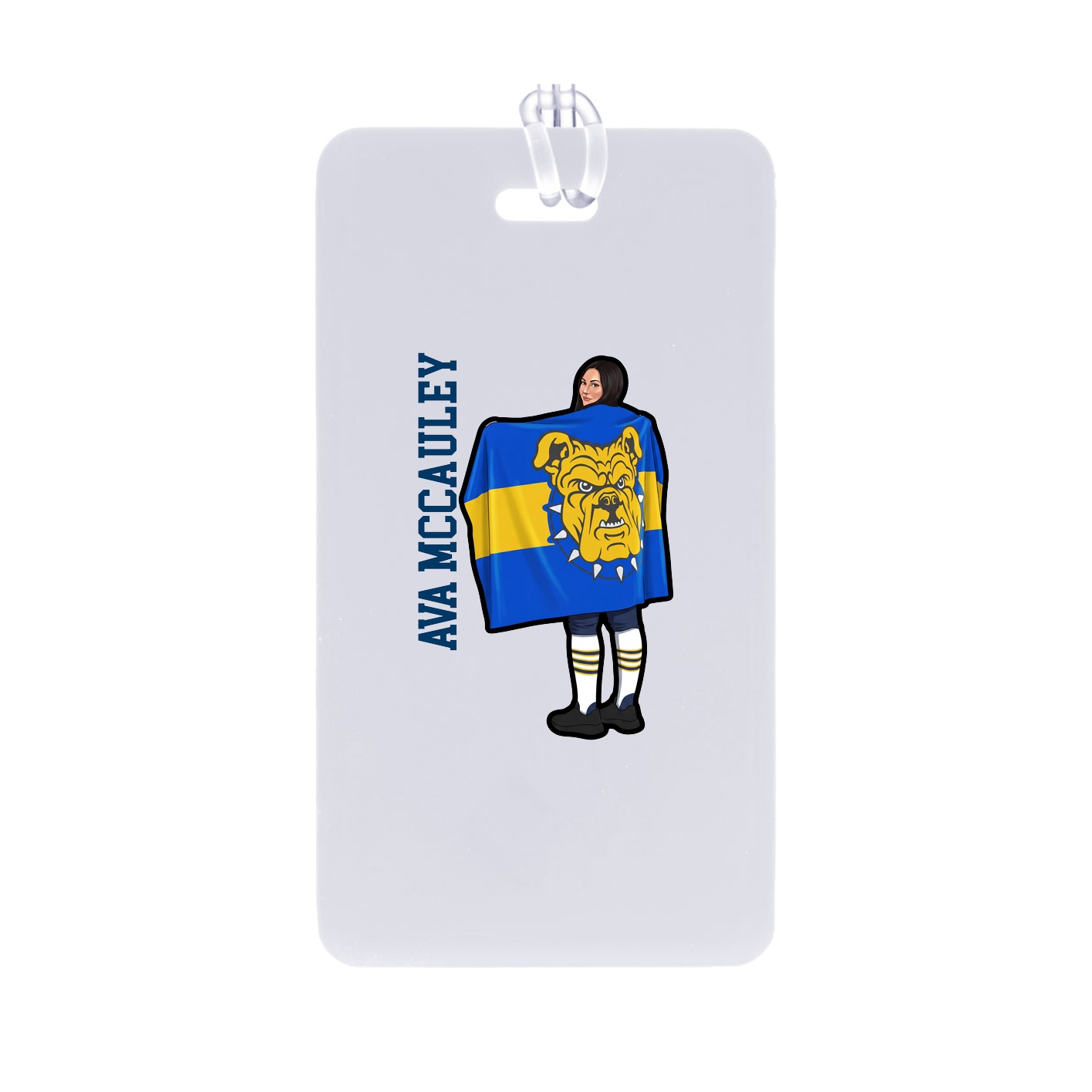 Bag Tag — Name Vertical in Classic