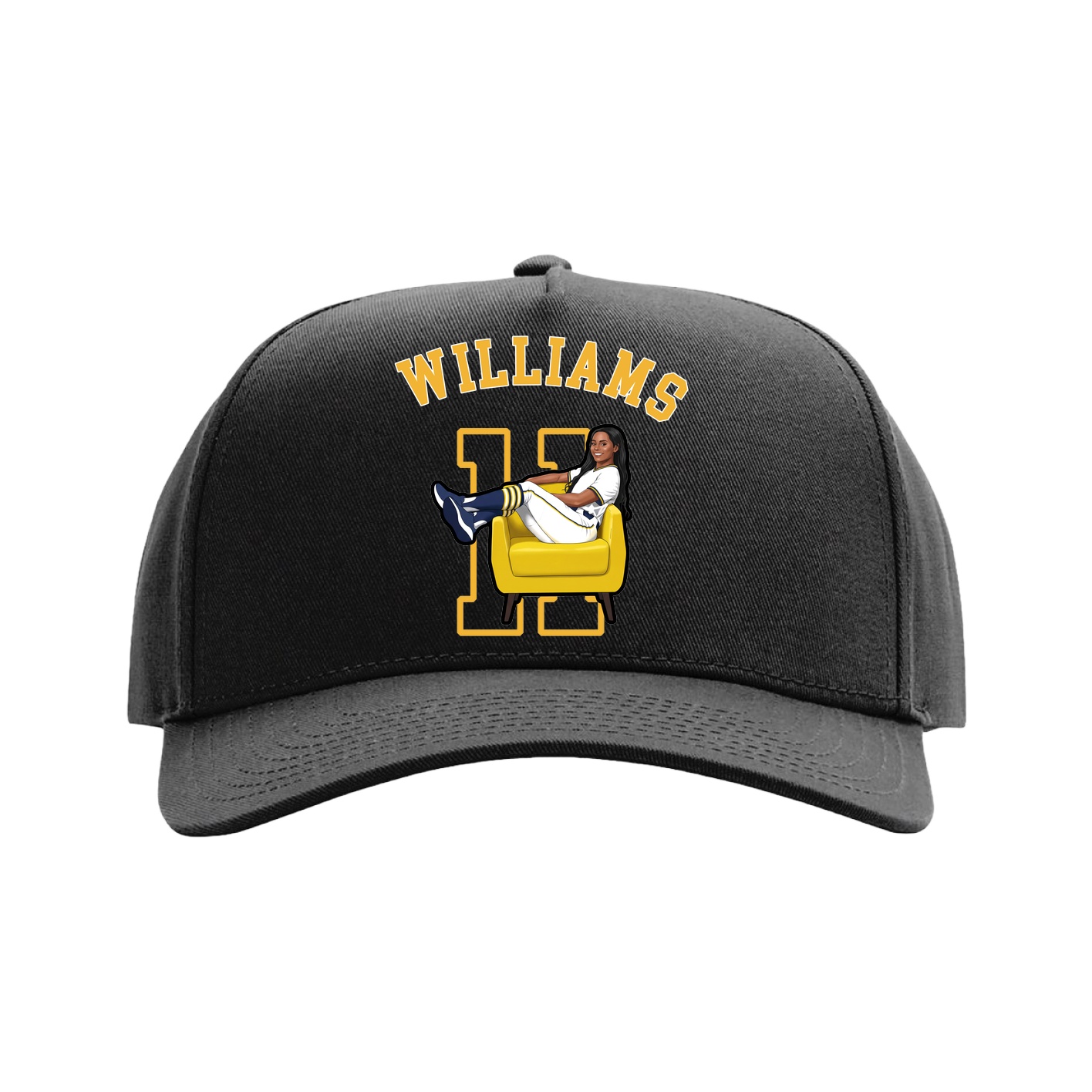 Full Fabric Five-Panel Champ Cap