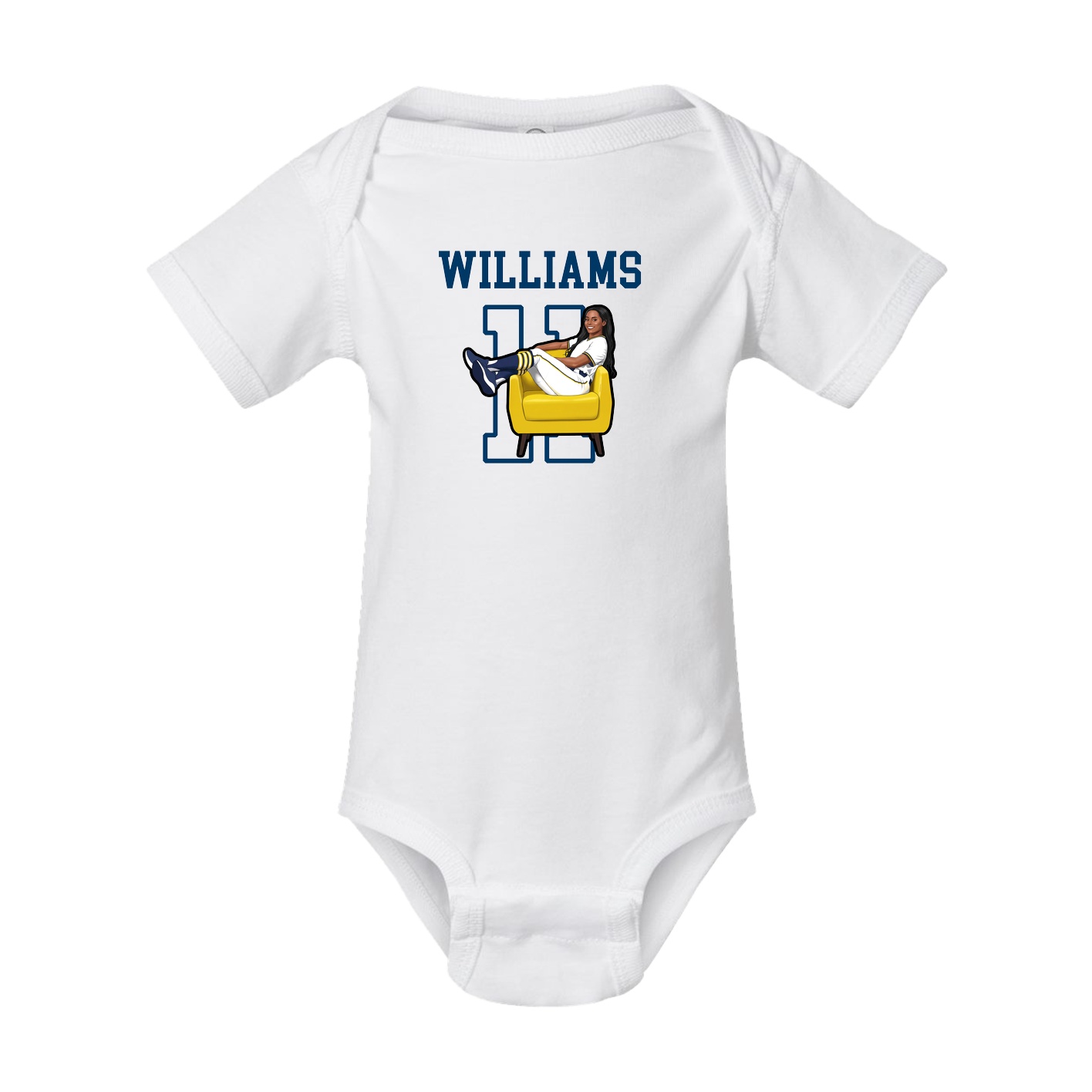 Baby Onesie — Shirsey in White