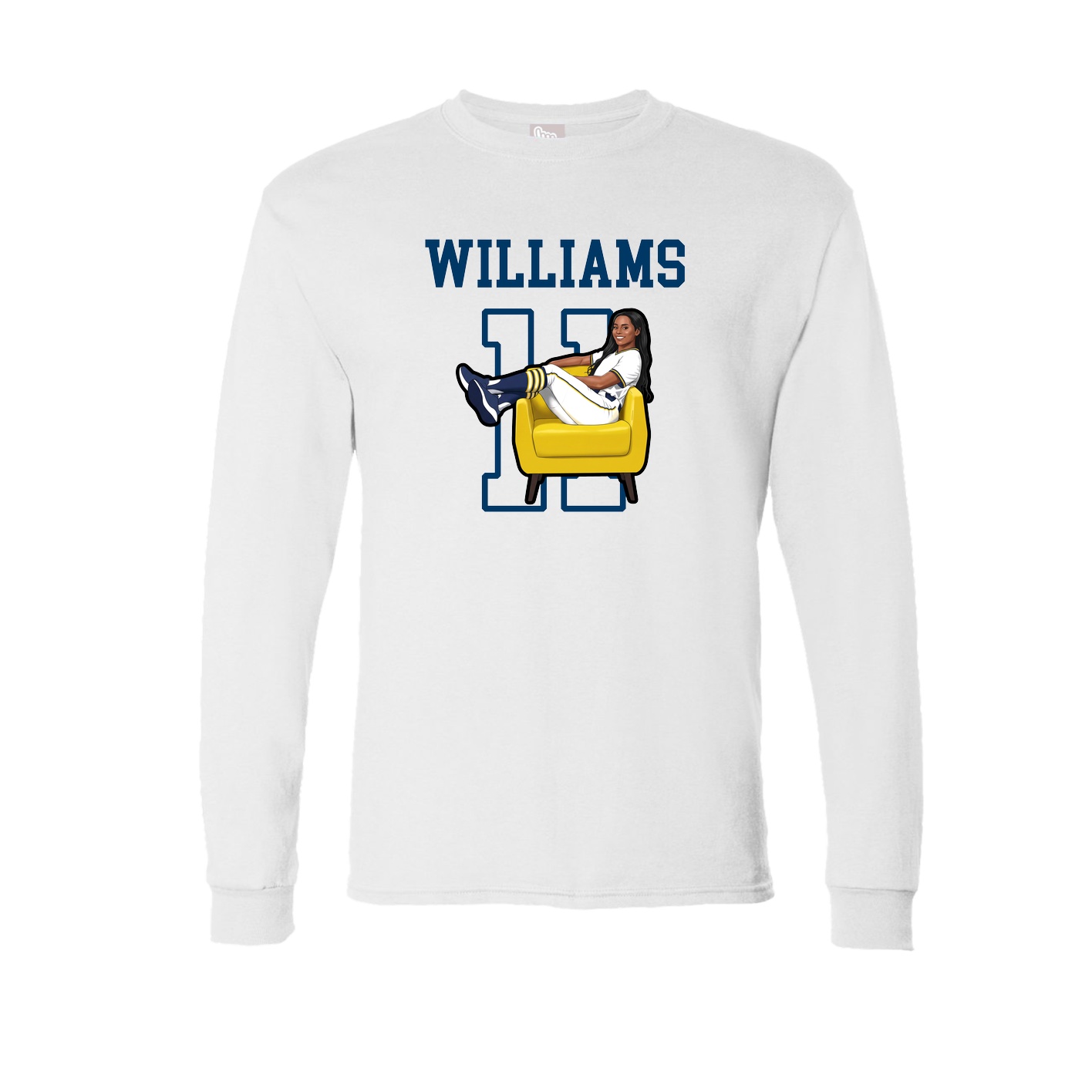 Long Sleeve Tee — Shirsey in White