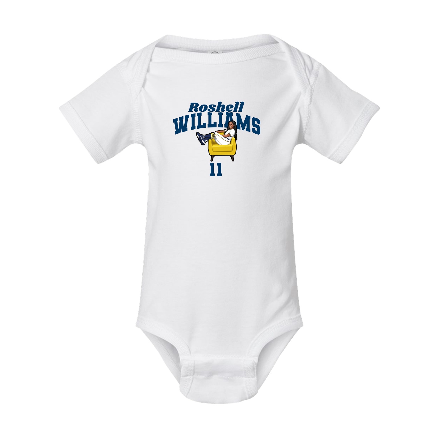 Baby Onesie — Signature Arch in White