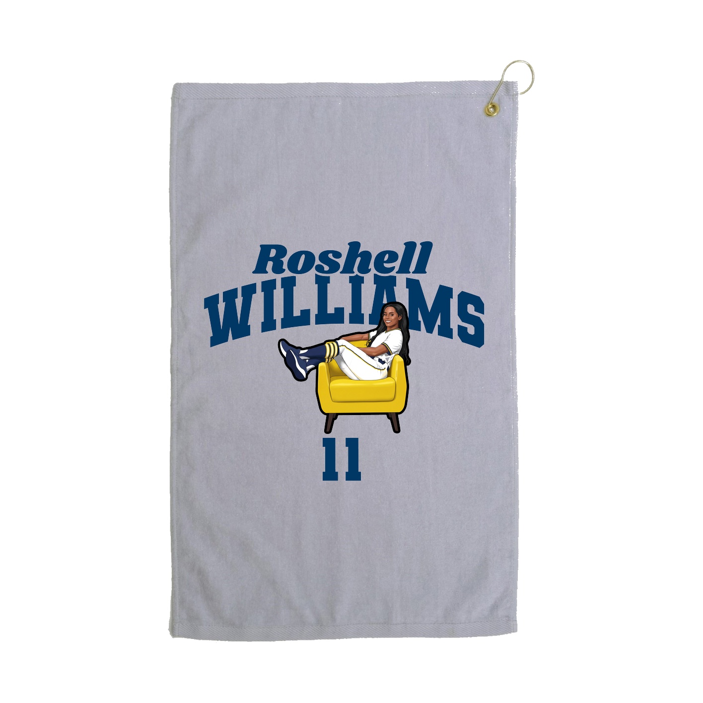 Golf Towel — Signature Arch in Grey