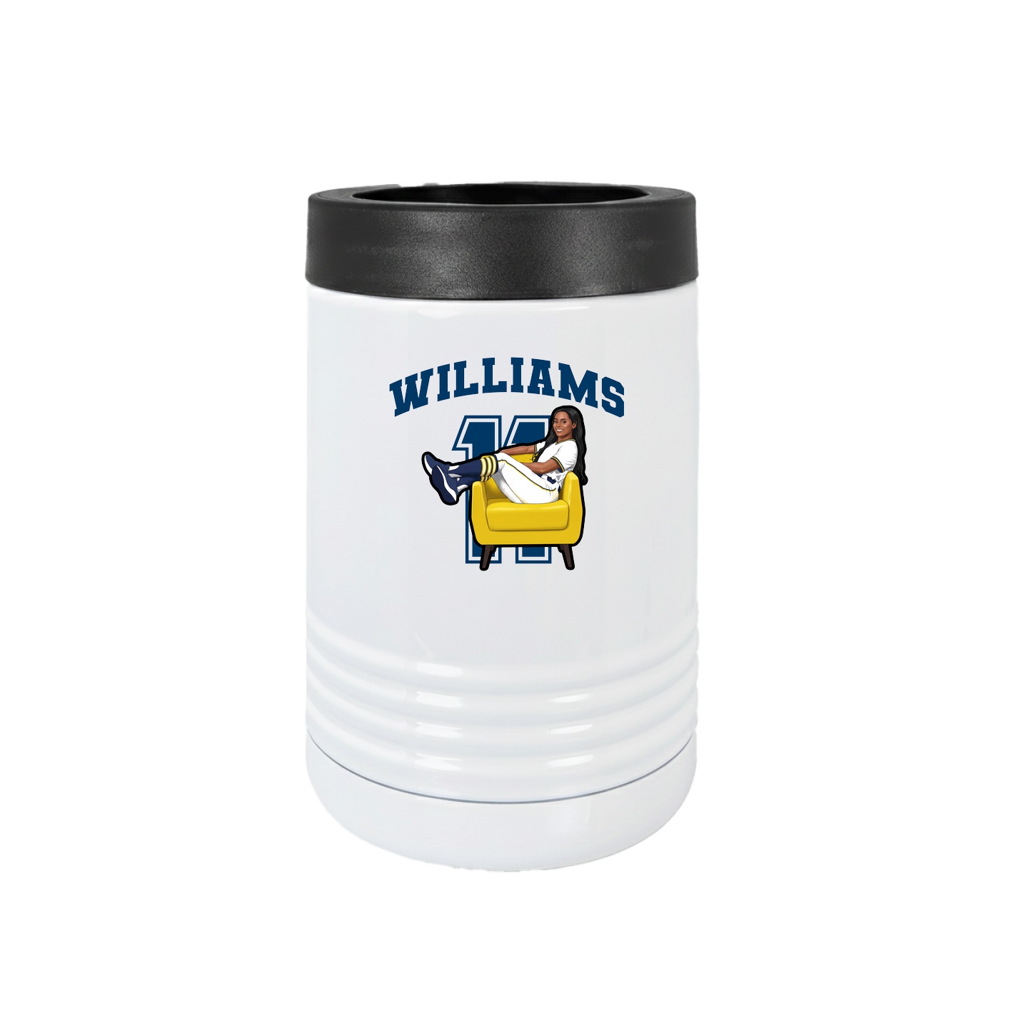 Beverage Holder — Number in White