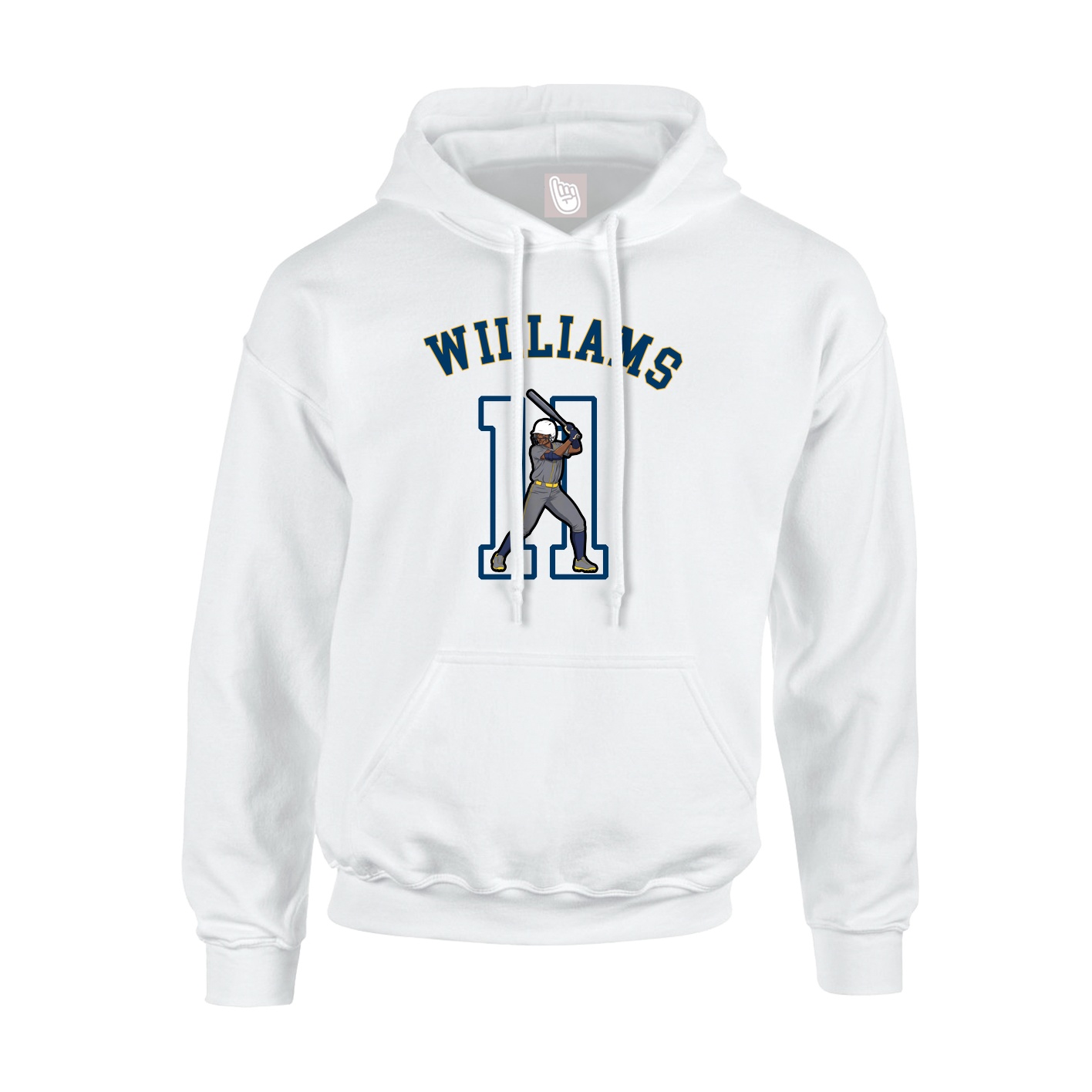 Hoodie — Shirsey Arch in White