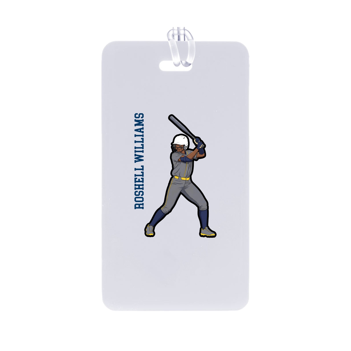 Bag Tag — Name Vertical in Classic
