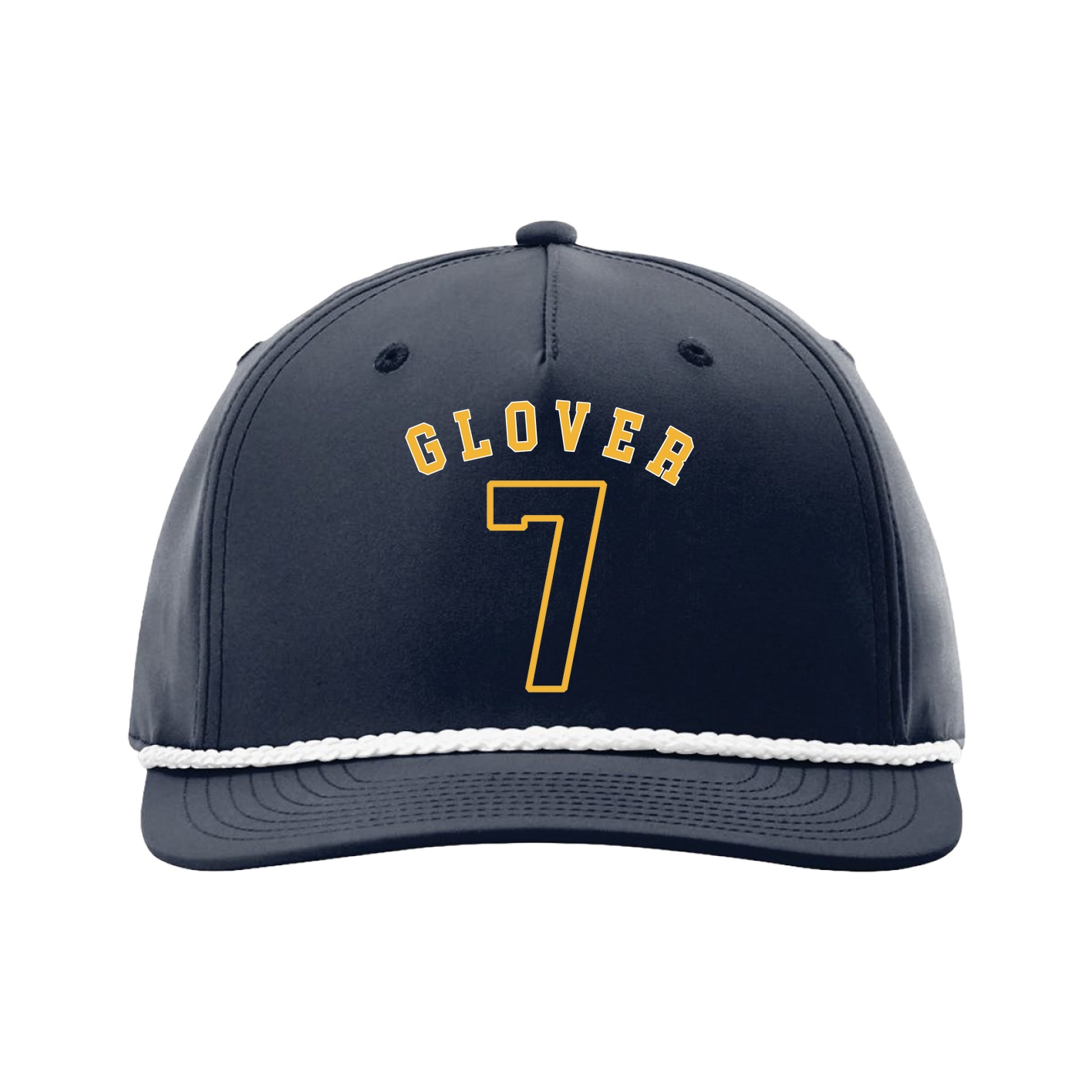 Five-Panel Classic Rope Cap — Shirsey Arch in Navy