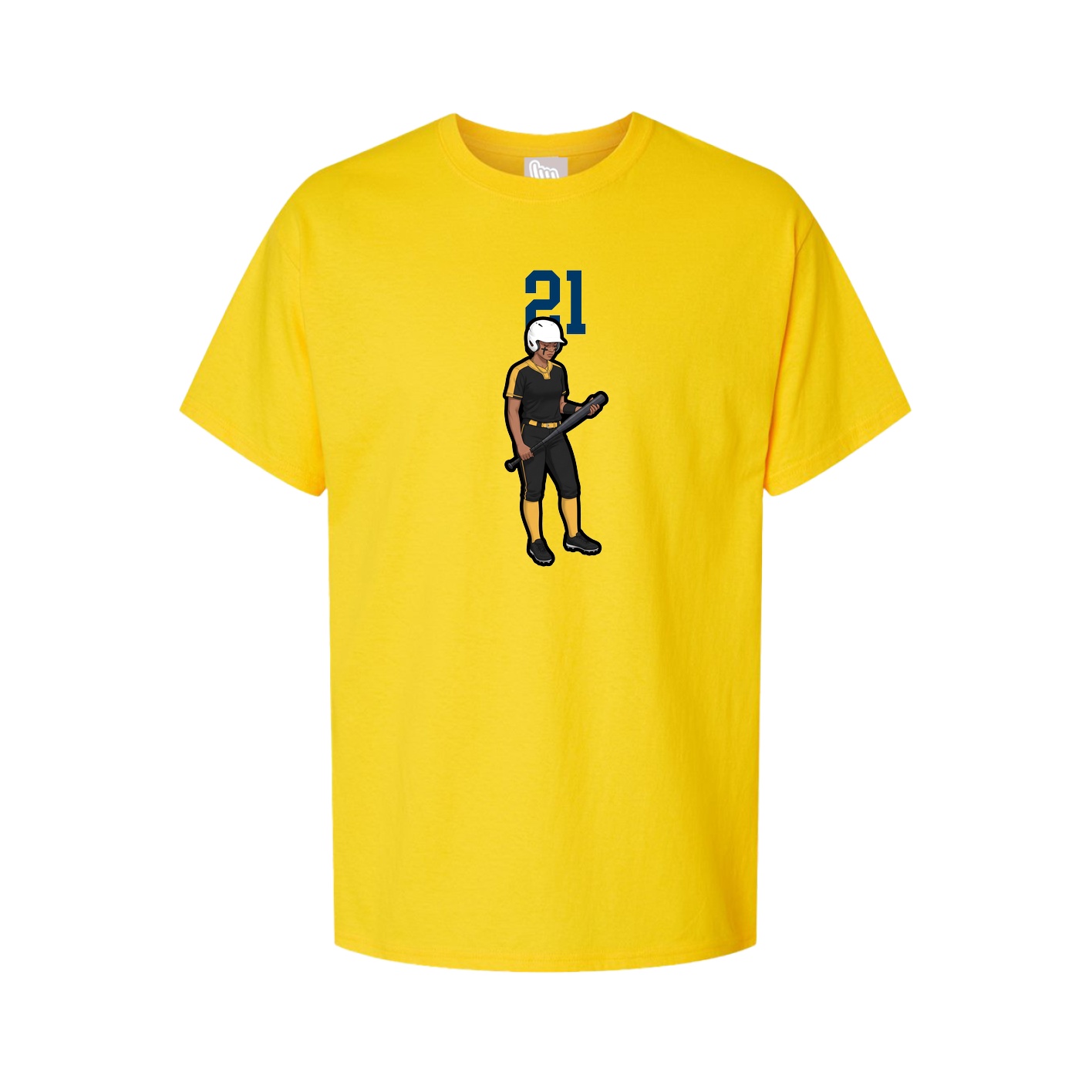 Tee — Number Top in Gold