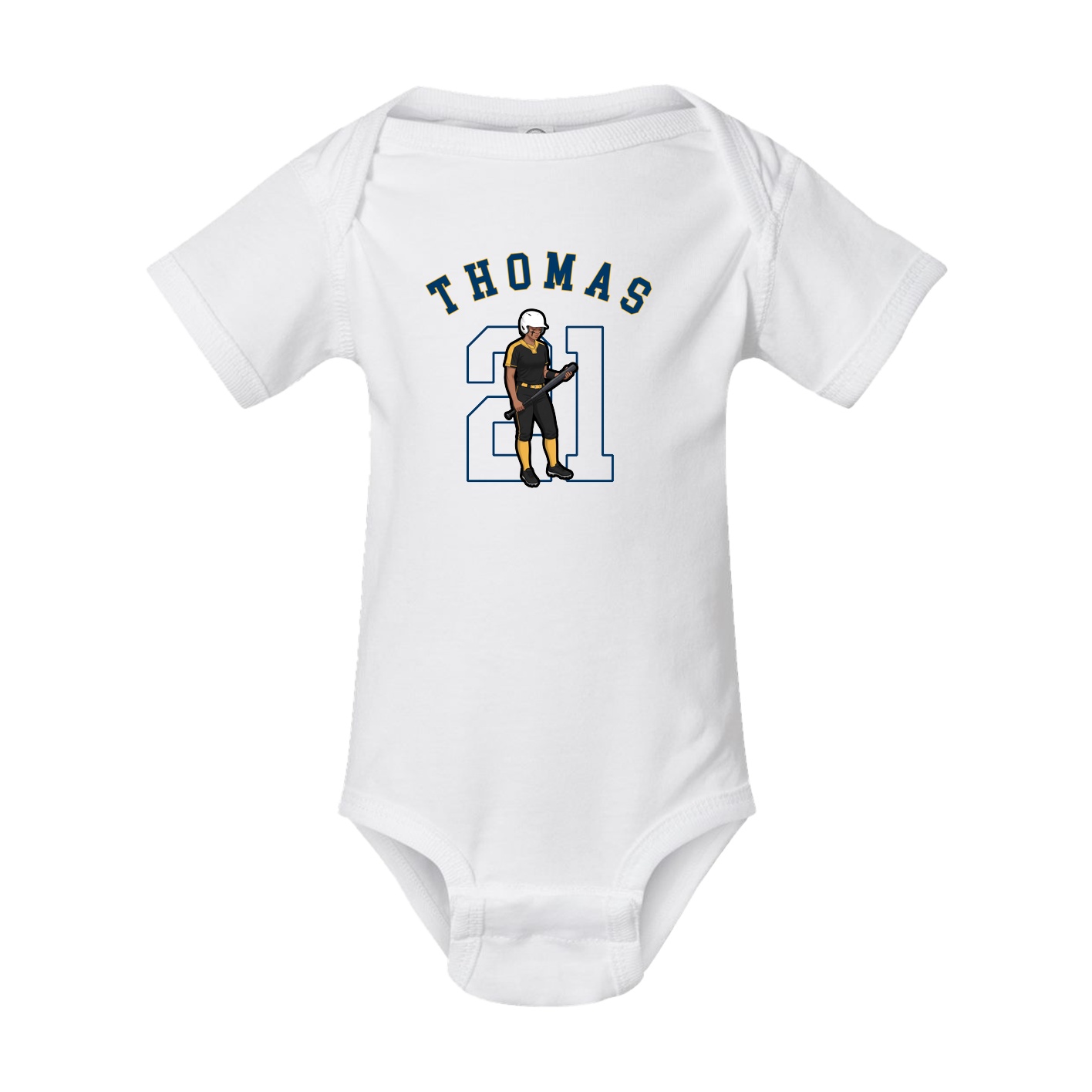 Baby Onesie — Shirsey Arch in White