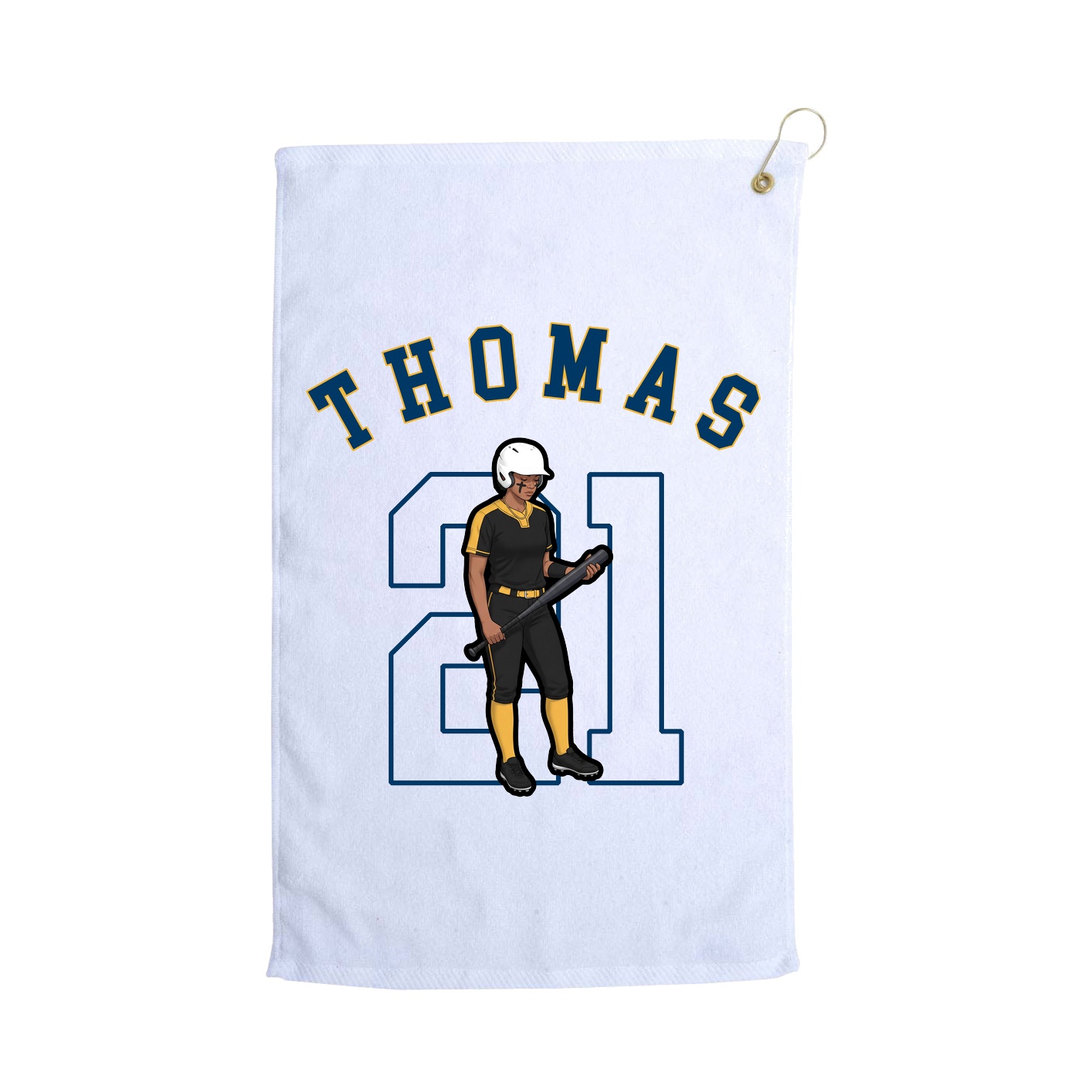 Golf Towel — Shirsey Arch in White