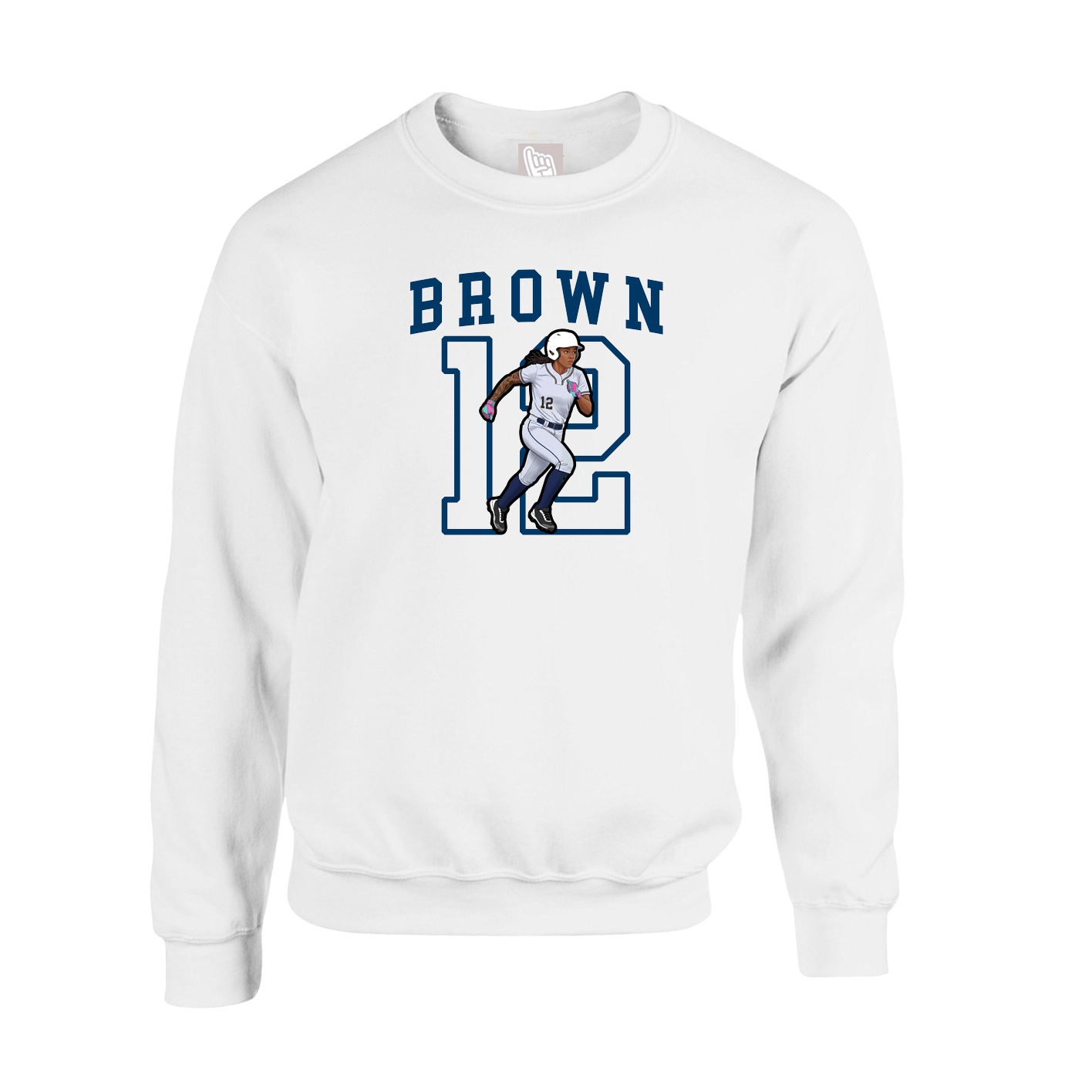 Fleece Crew — Shirsey in White
