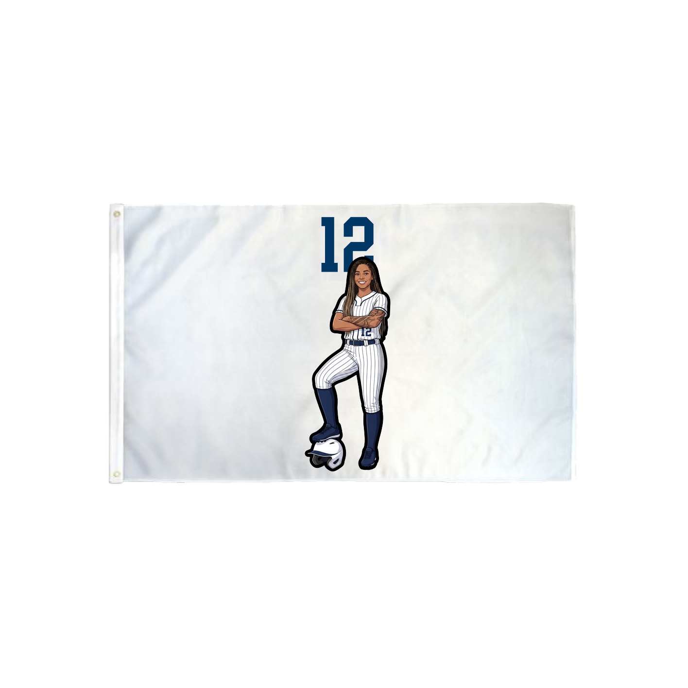 3x5 Flag — Number Top in Classic