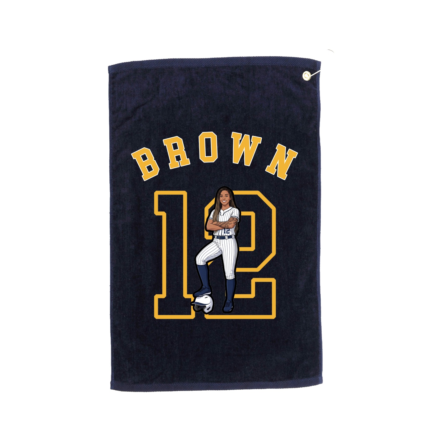 Golf Towel — Shirsey Arch in Navy