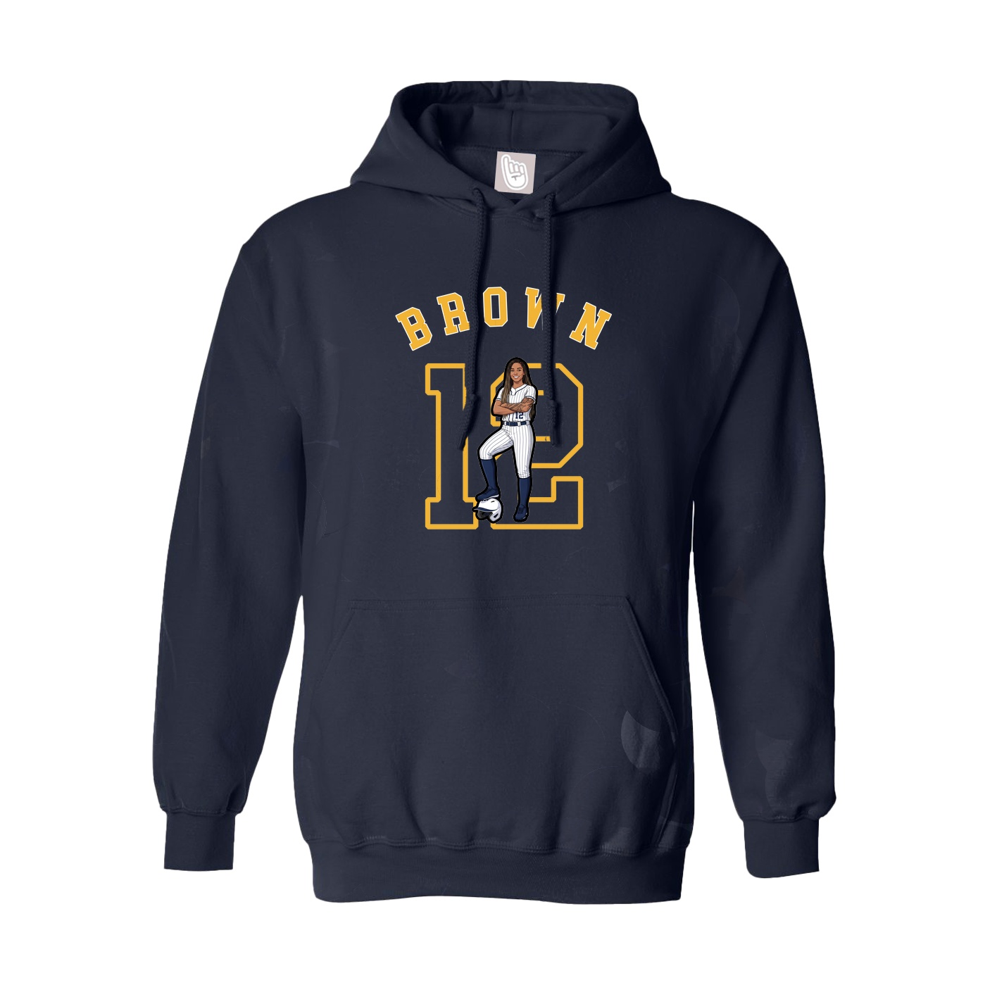 Youth Hoodie — Shirsey Arch in Navy