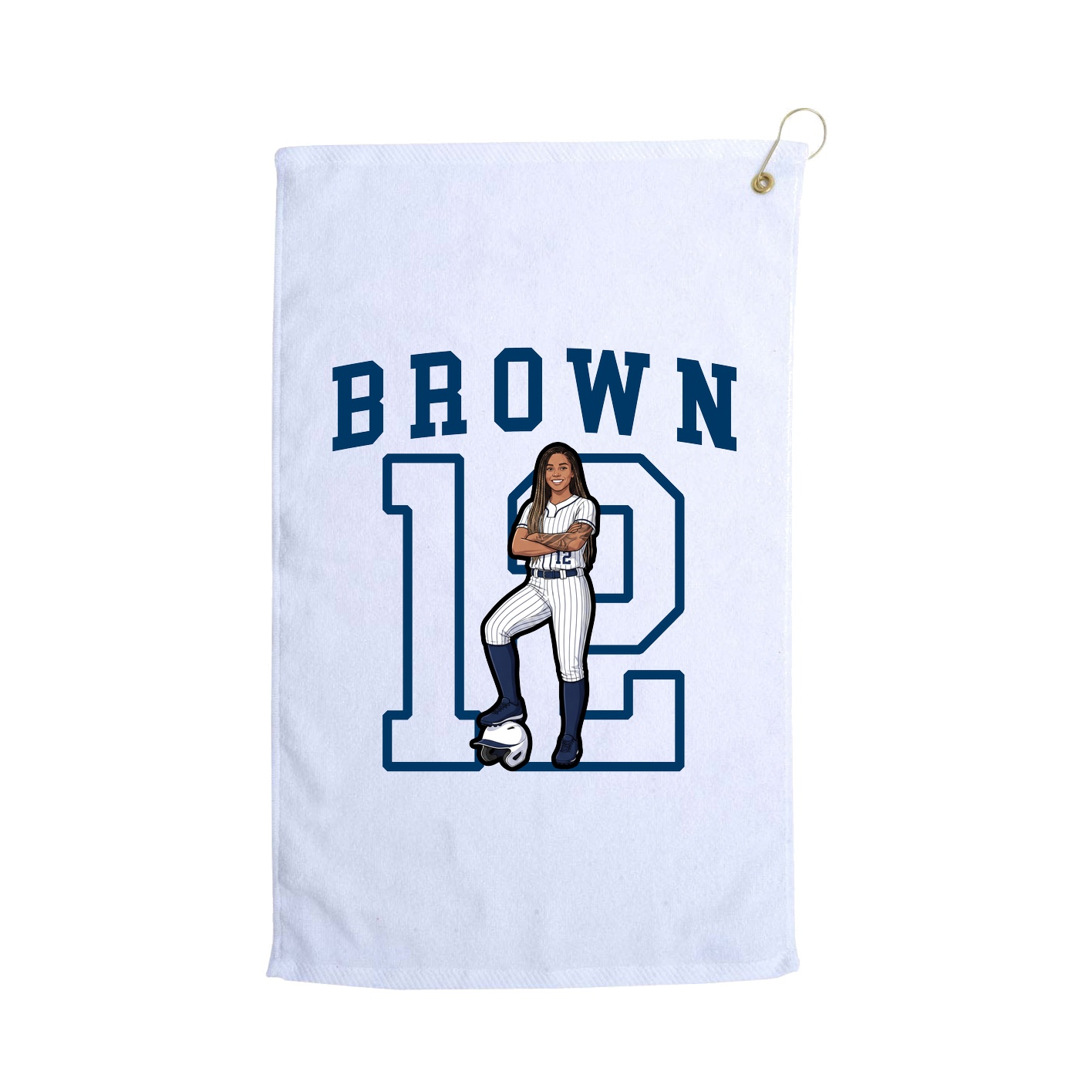 Golf Towel — Shirsey in White