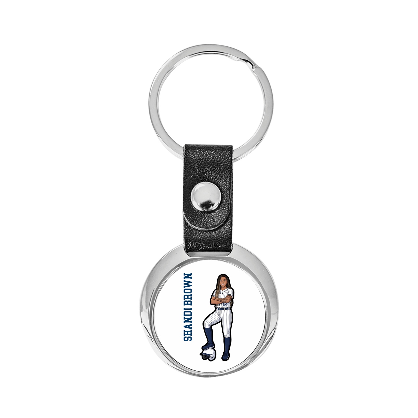 Key Chain — Name Vertical in Classic