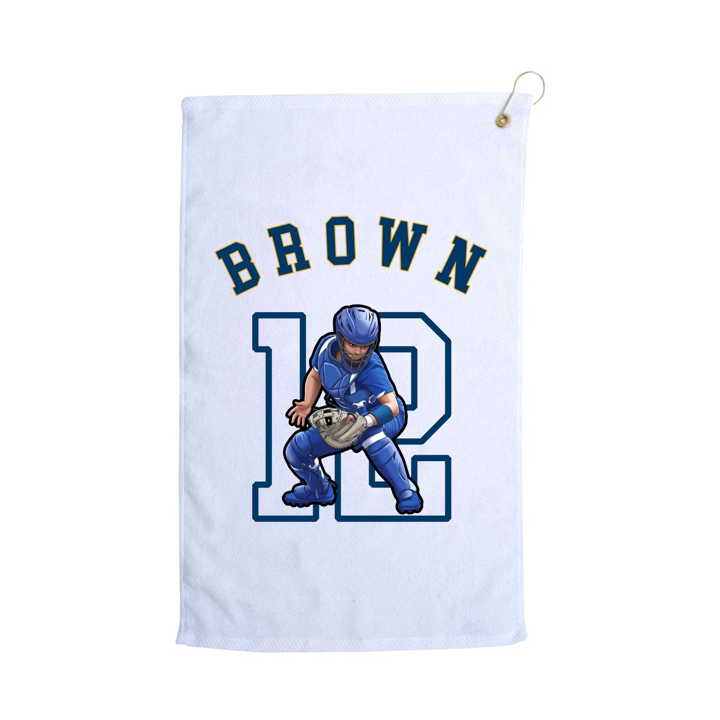Golf Towel — Shirsey Arch in White