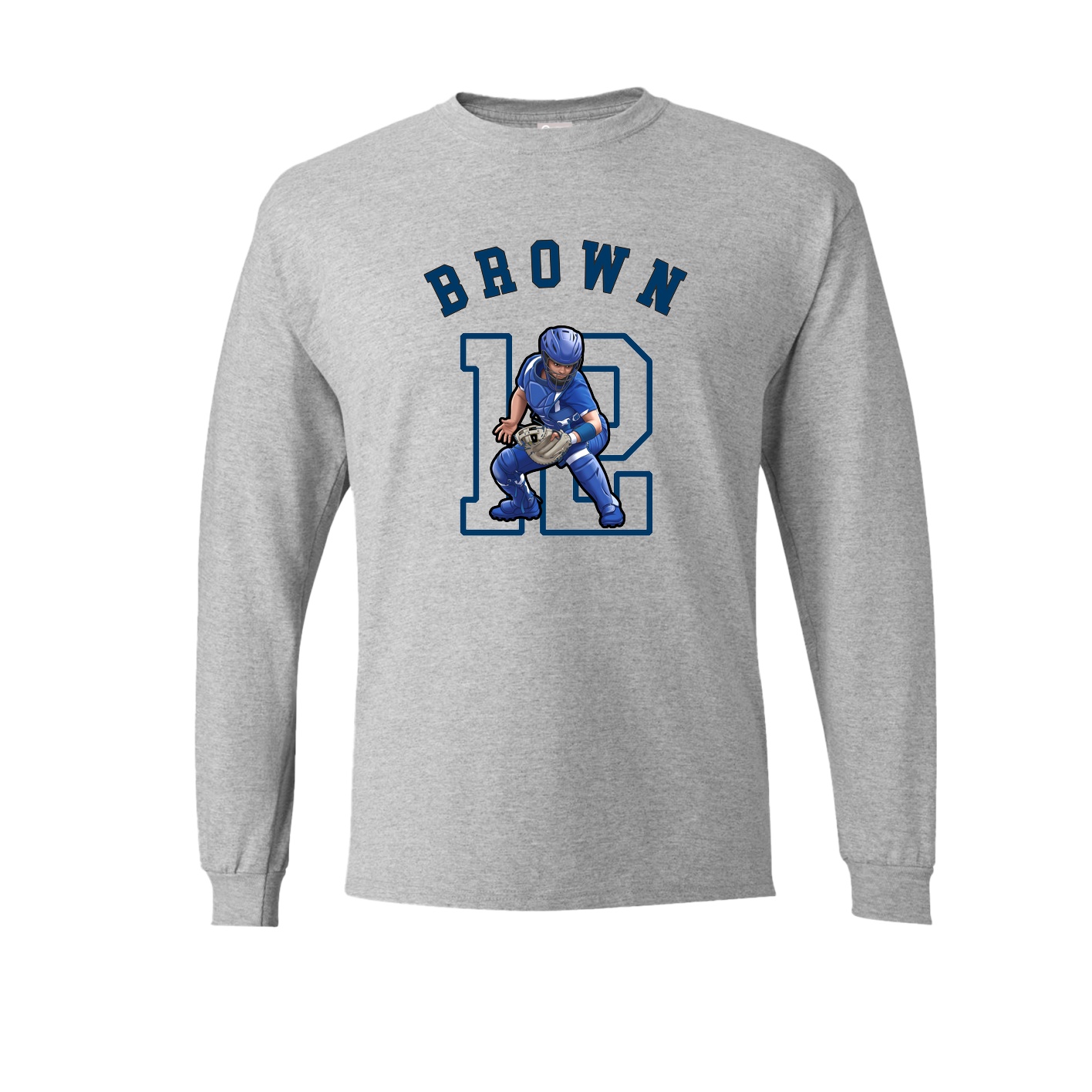 Long Sleeve Tee — Shirsey Arch in Grey