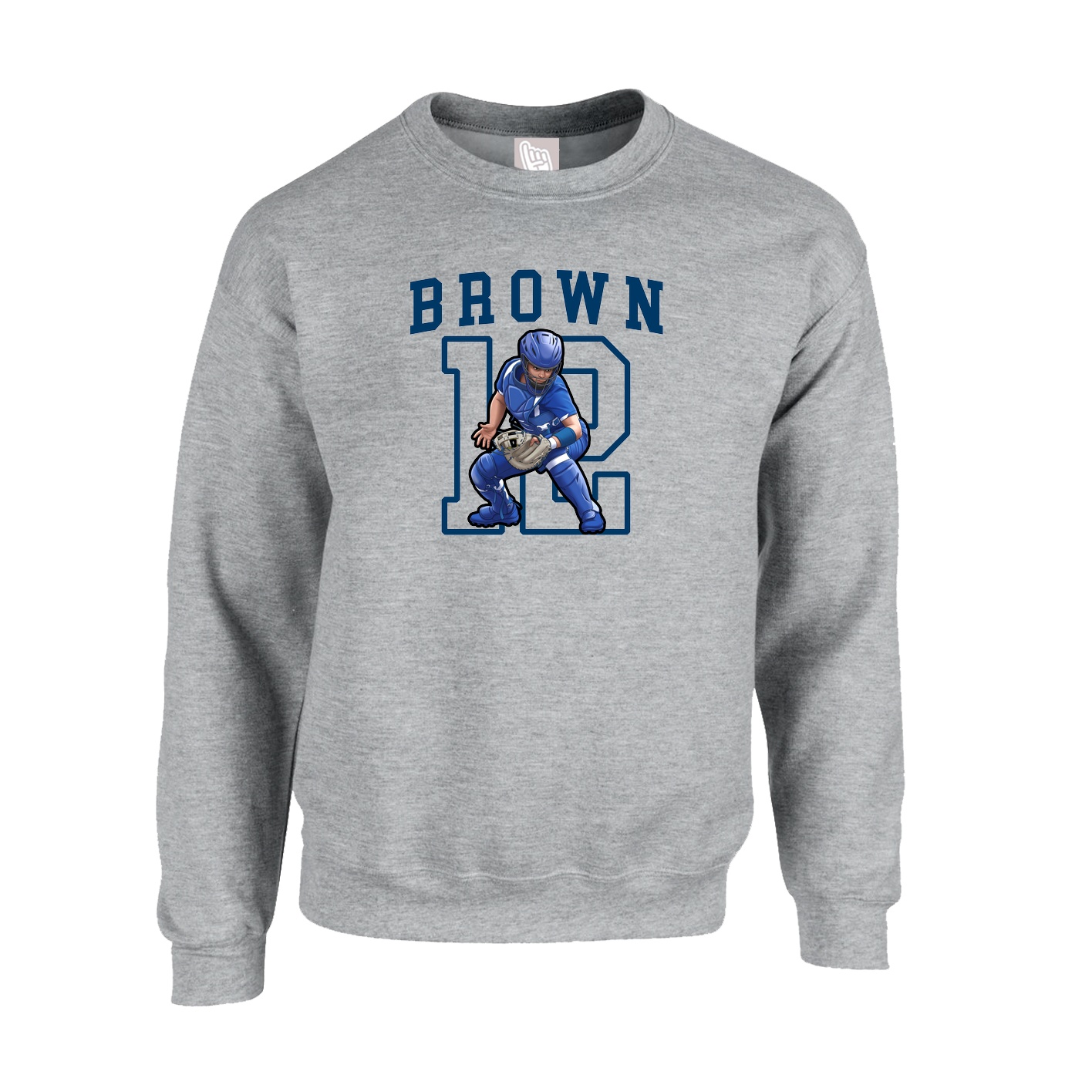 Fleece Crew — Shirsey in Grey