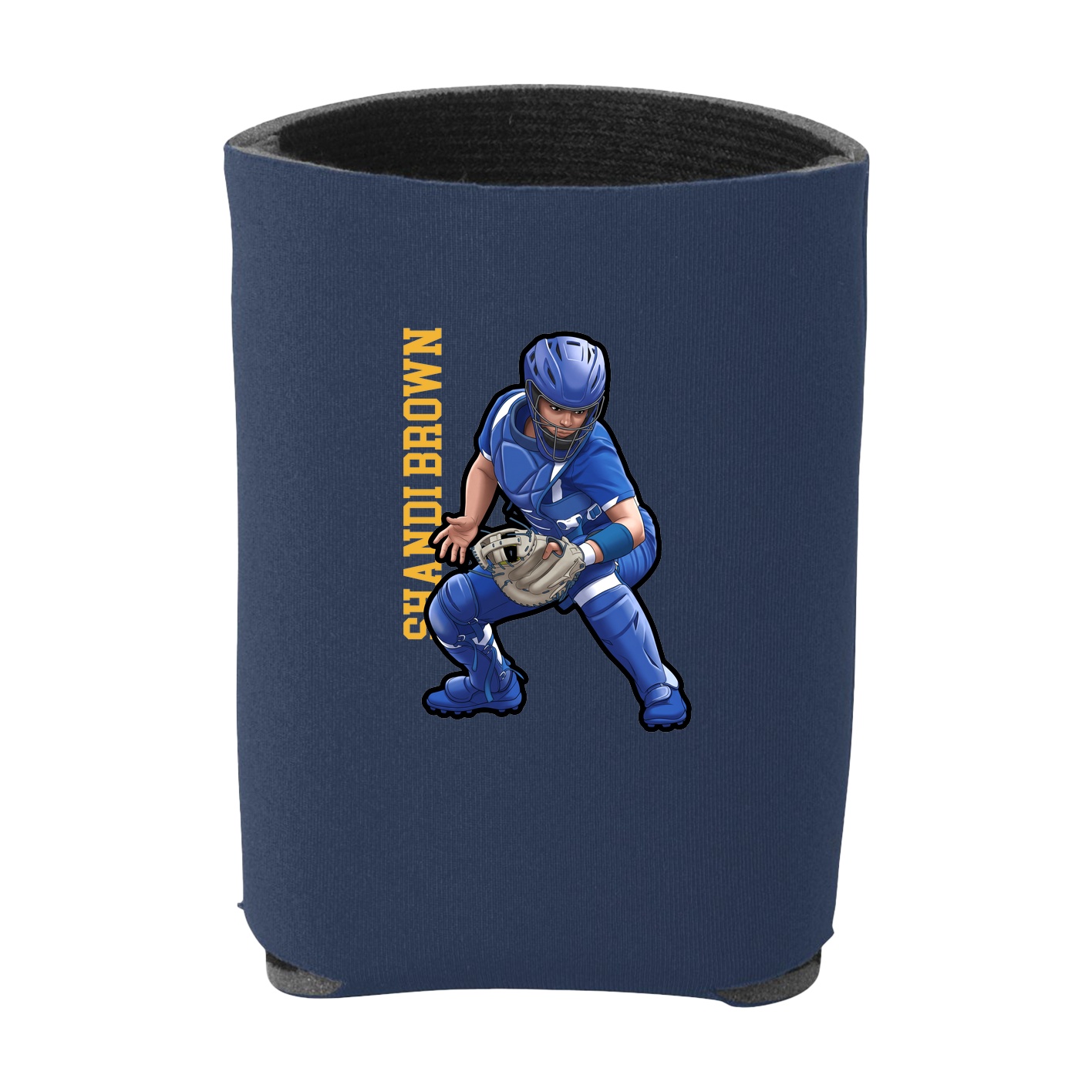 Can Holder — Name Vertical in Navy