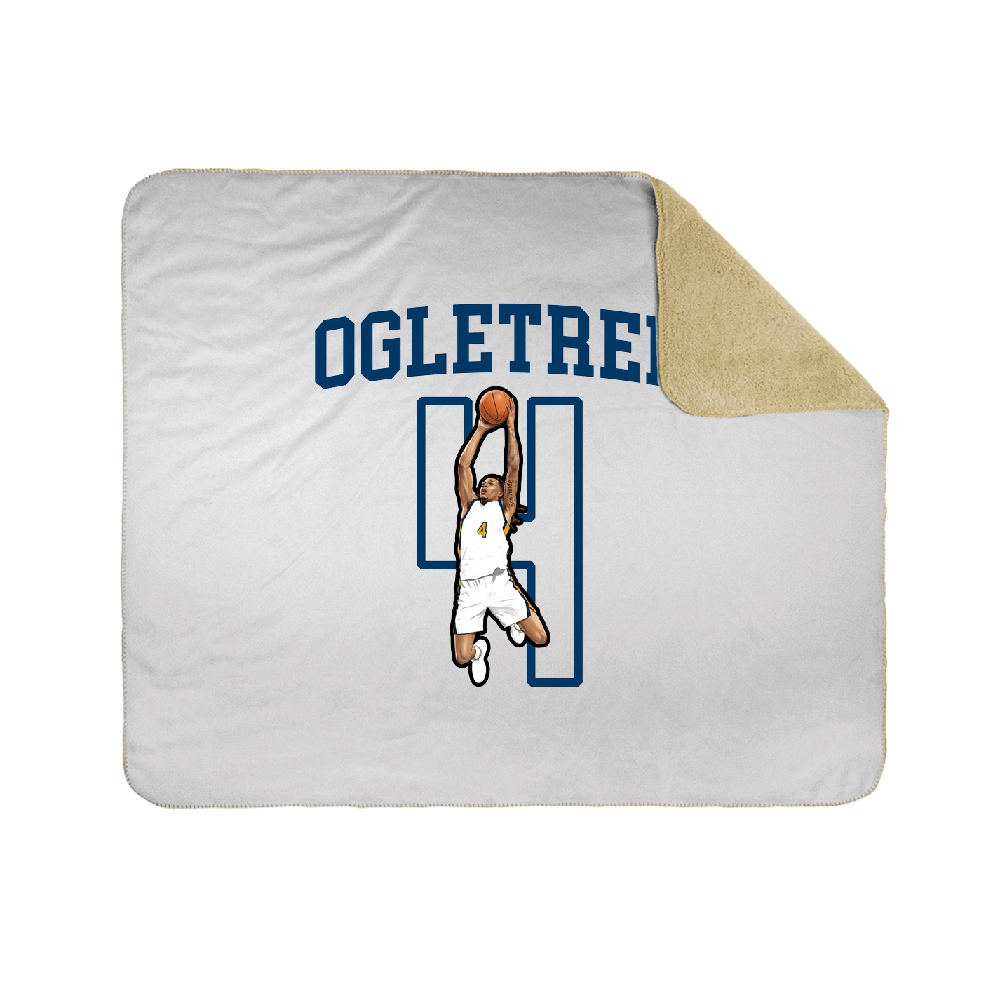Throw Blanket — Shirsey in White