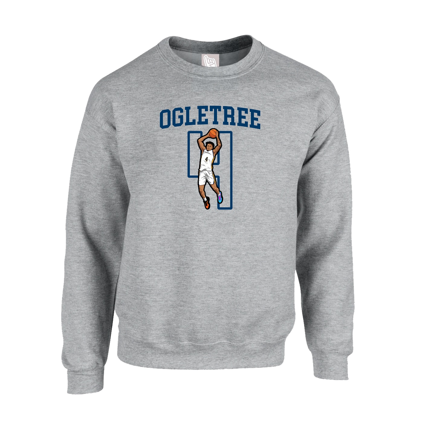 Fleece Crew — Shirsey in Grey