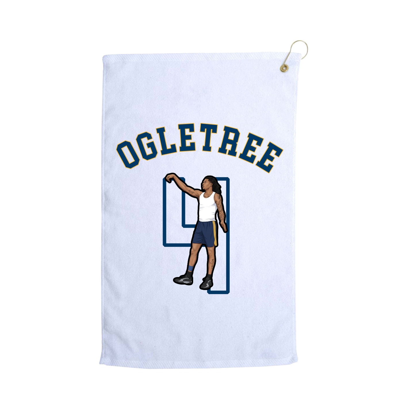 Golf Towel — Shirsey Arch in White