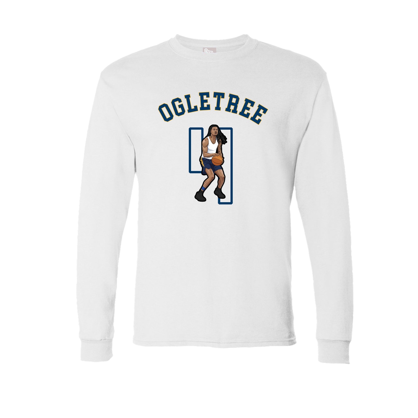Long Sleeve Tee — Shirsey Arch in White