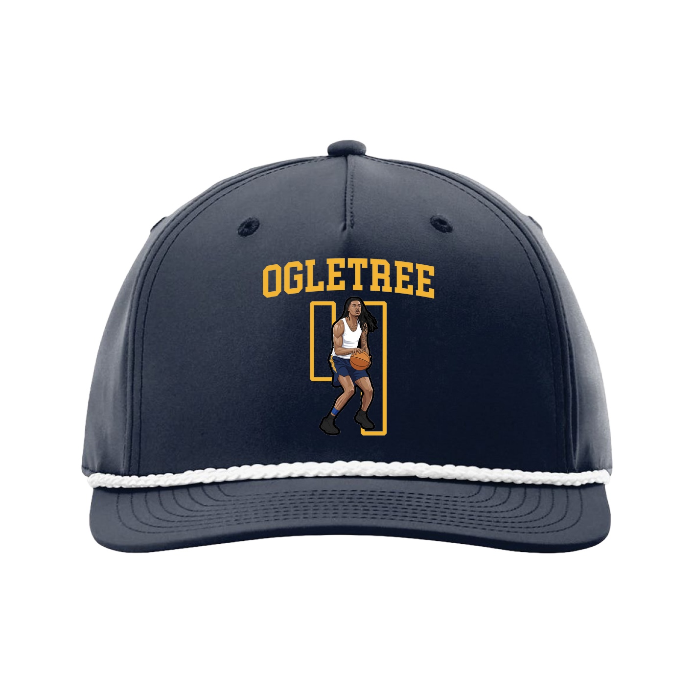 Five-Panel Classic Rope Cap — Shirsey in Navy