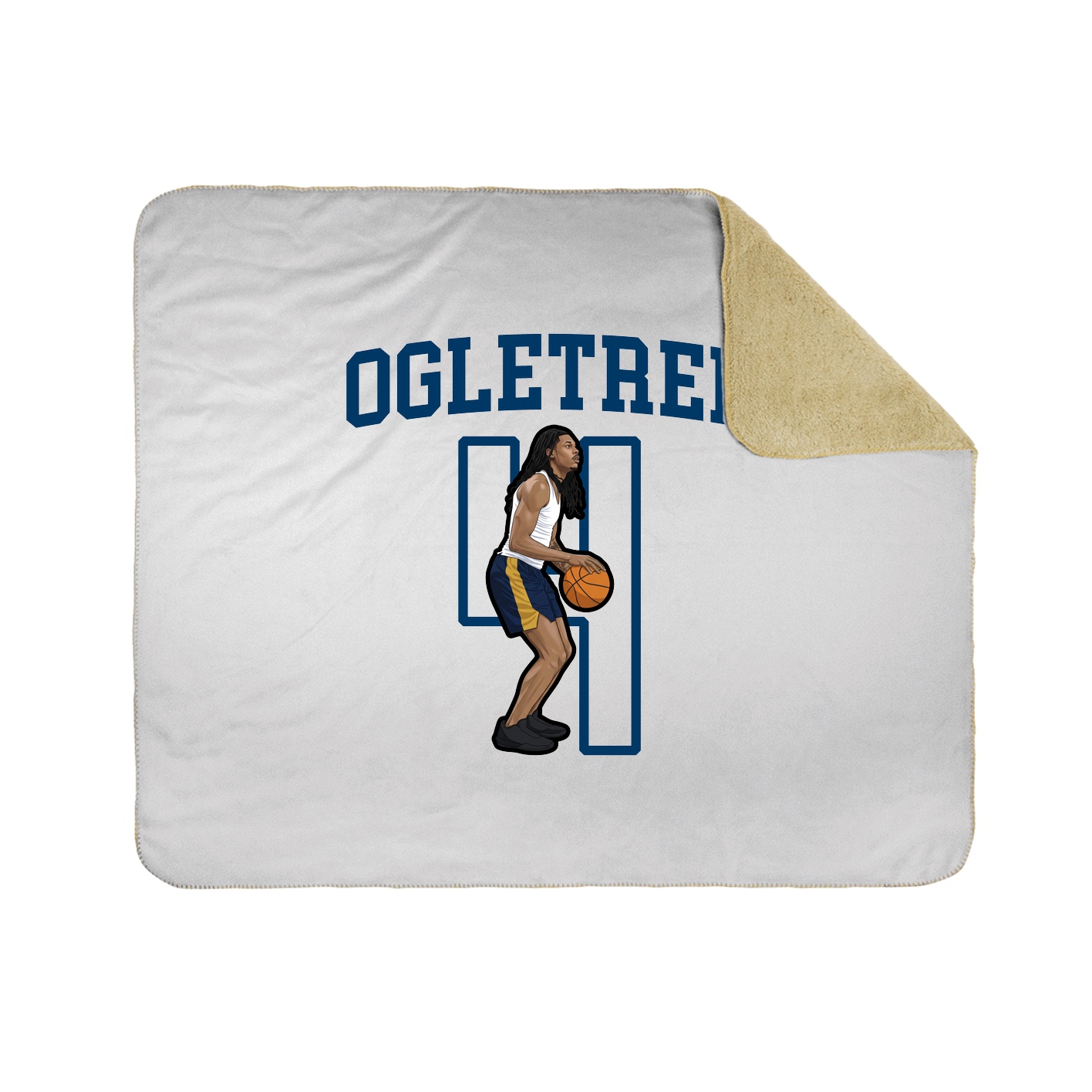 Throw Blanket — Shirsey in White