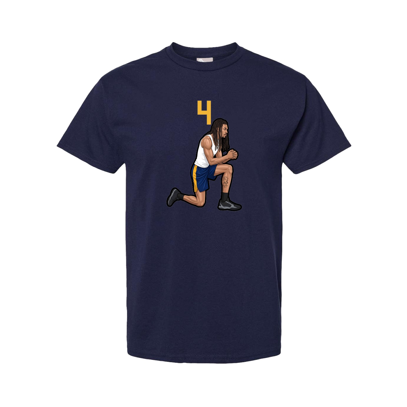 Tee — Number Top in Navy