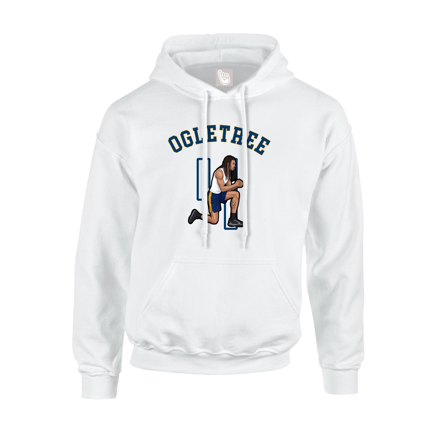 Hoodie — Shirsey Arch in White