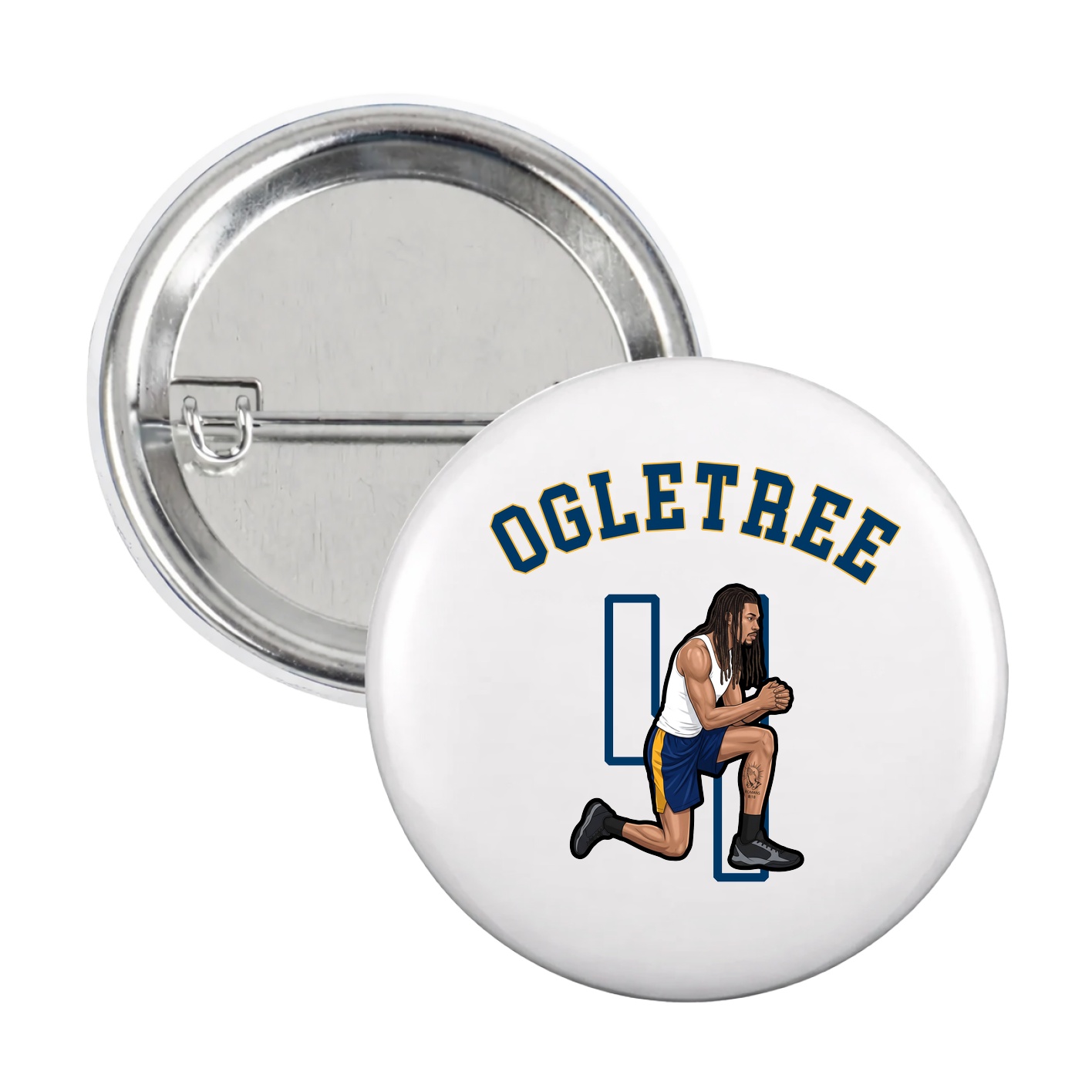 Game Day Button — Shirsey Arch in White