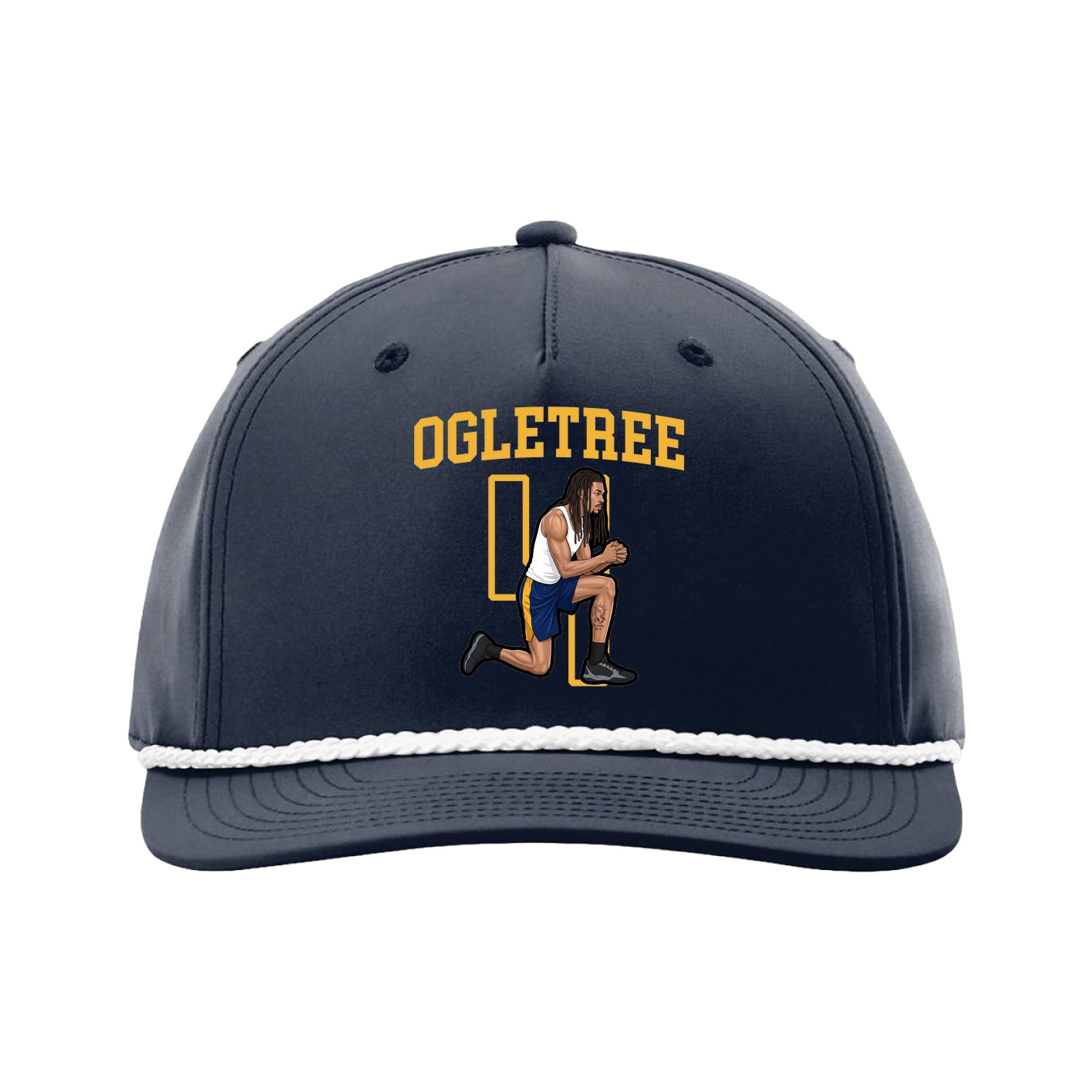 Five-Panel Classic Rope Cap — Shirsey in Navy