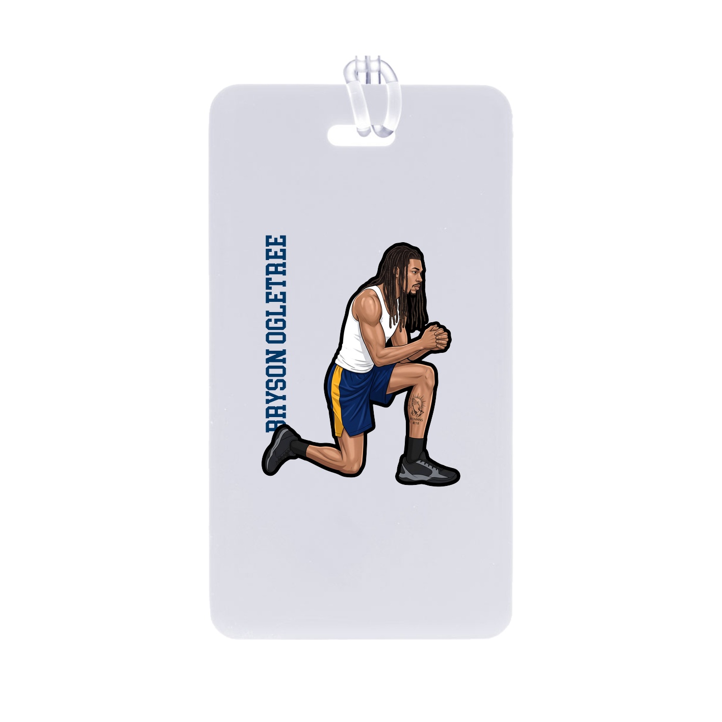 Bag Tag — Name Vertical in Classic