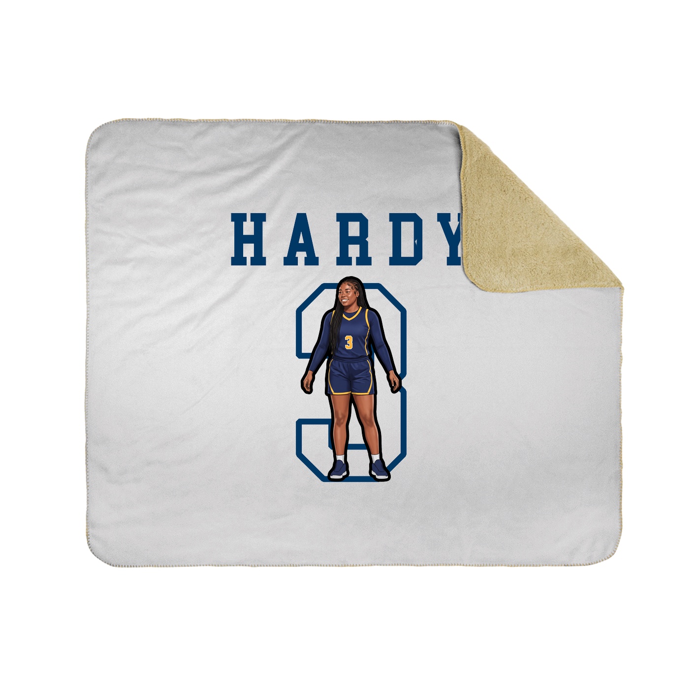 Throw Blanket — Shirsey in White
