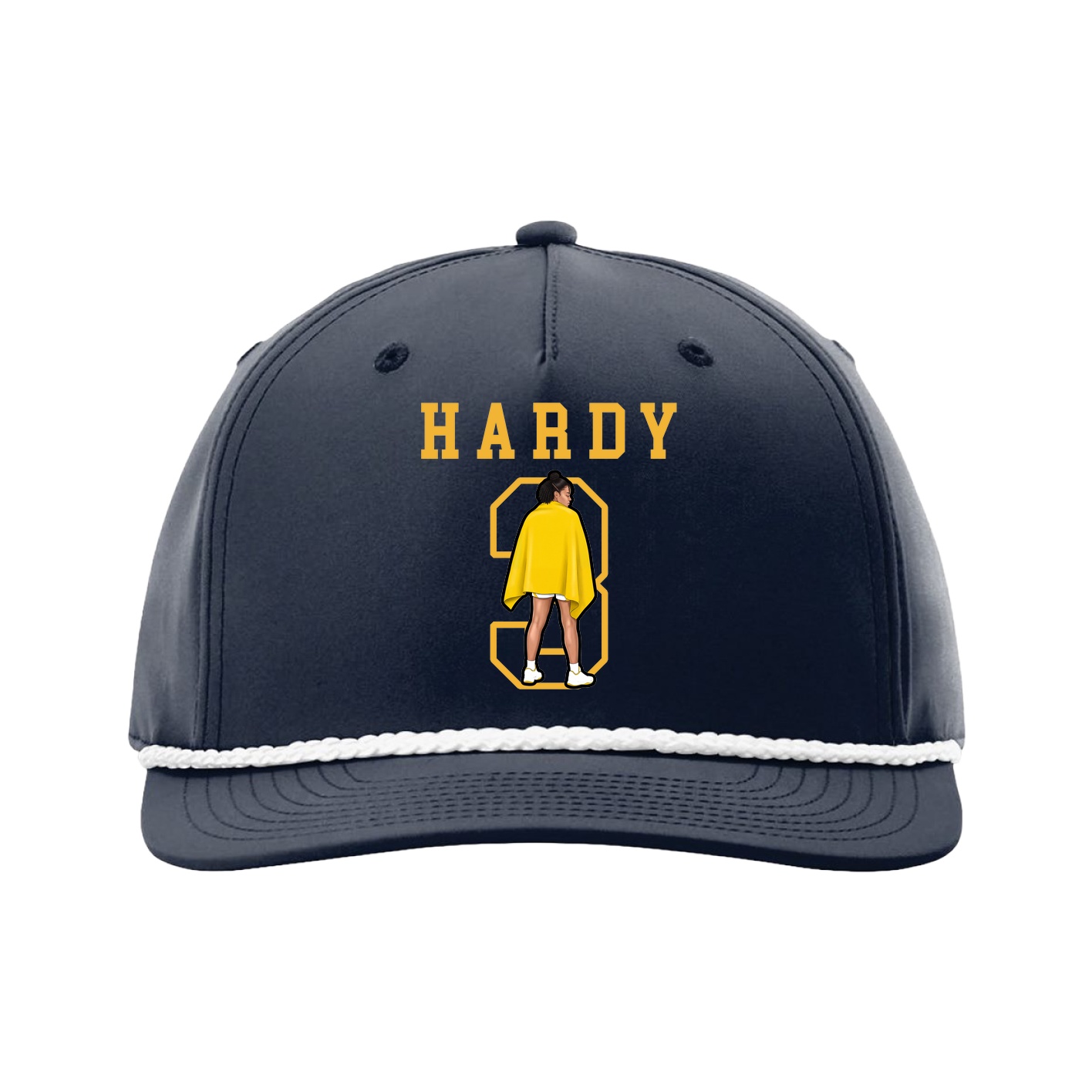 Five-Panel Classic Rope Cap — Shirsey in Navy