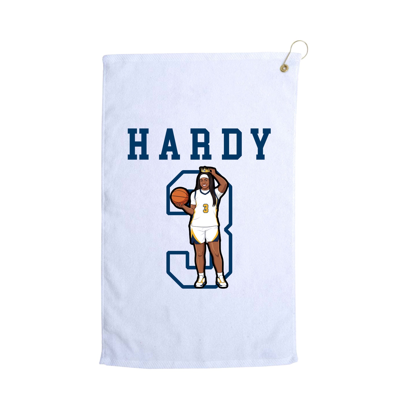 Golf Towel — Shirsey in White
