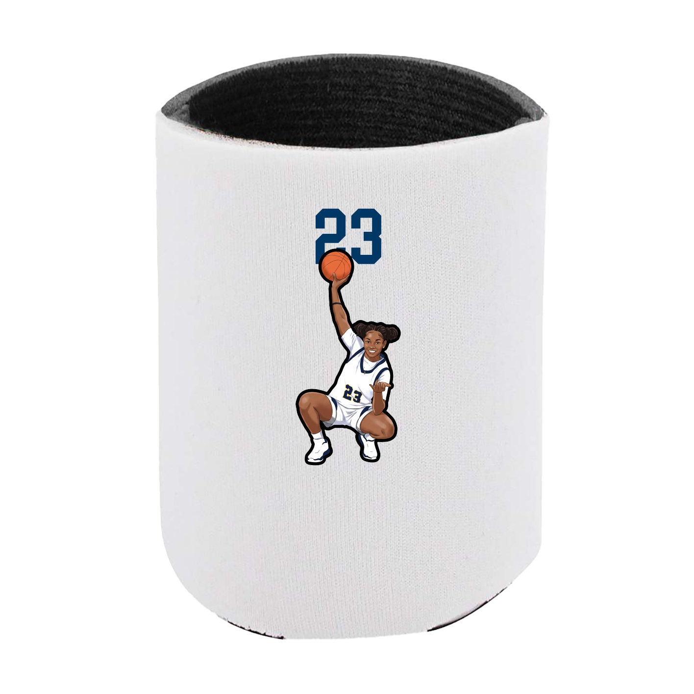 Can Holder — Number Top in White