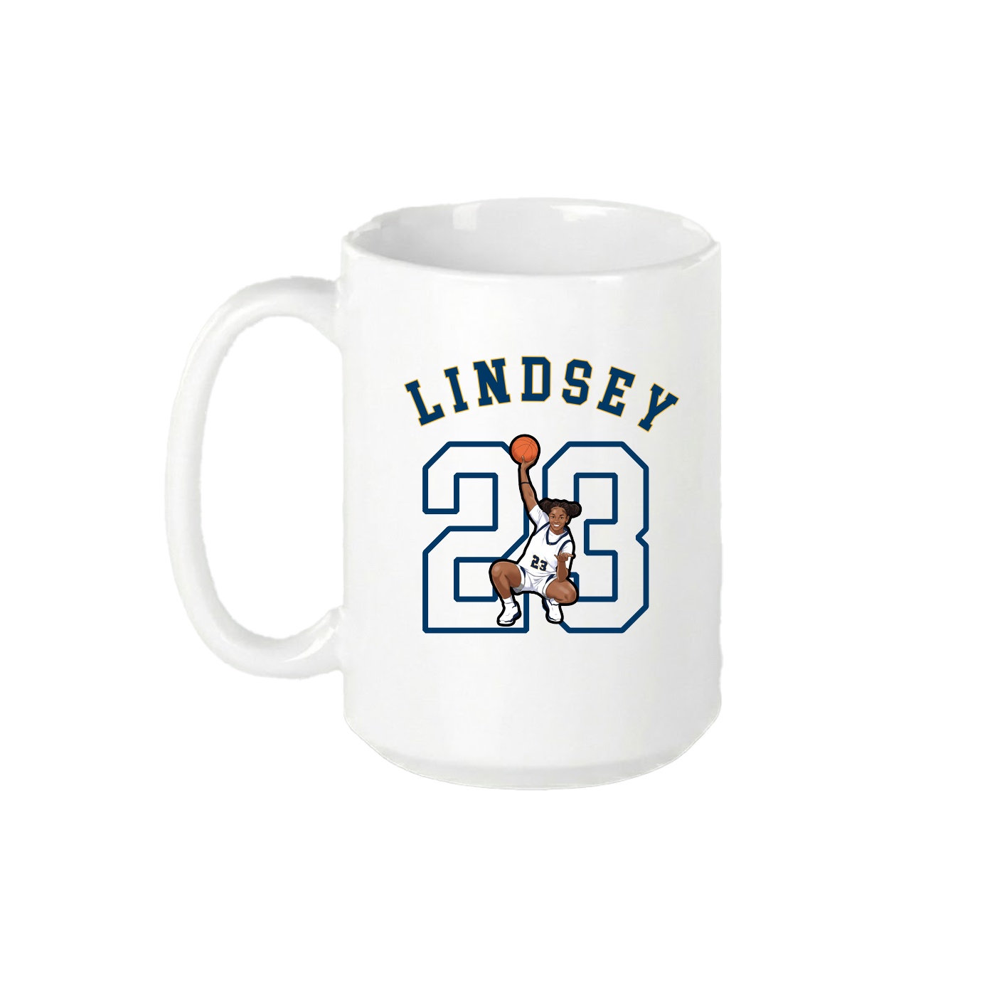 15oz Coffee Mug — Shirsey Arch in White