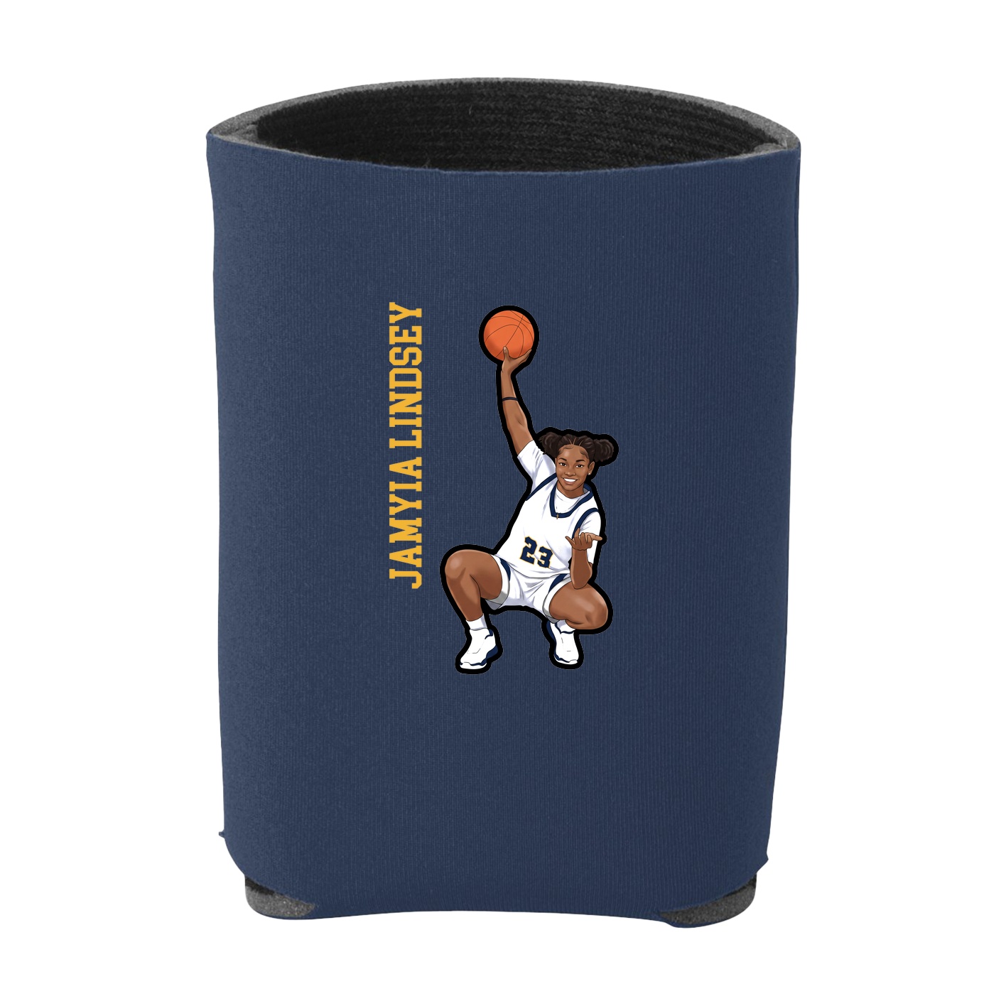 Can Holder — Name Vertical in Navy
