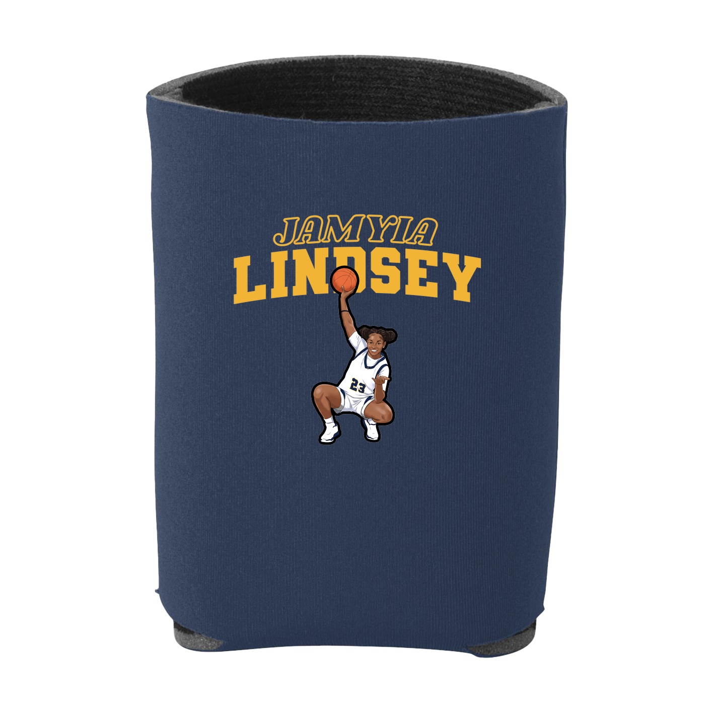 Can Holder — Name Arch in Navy